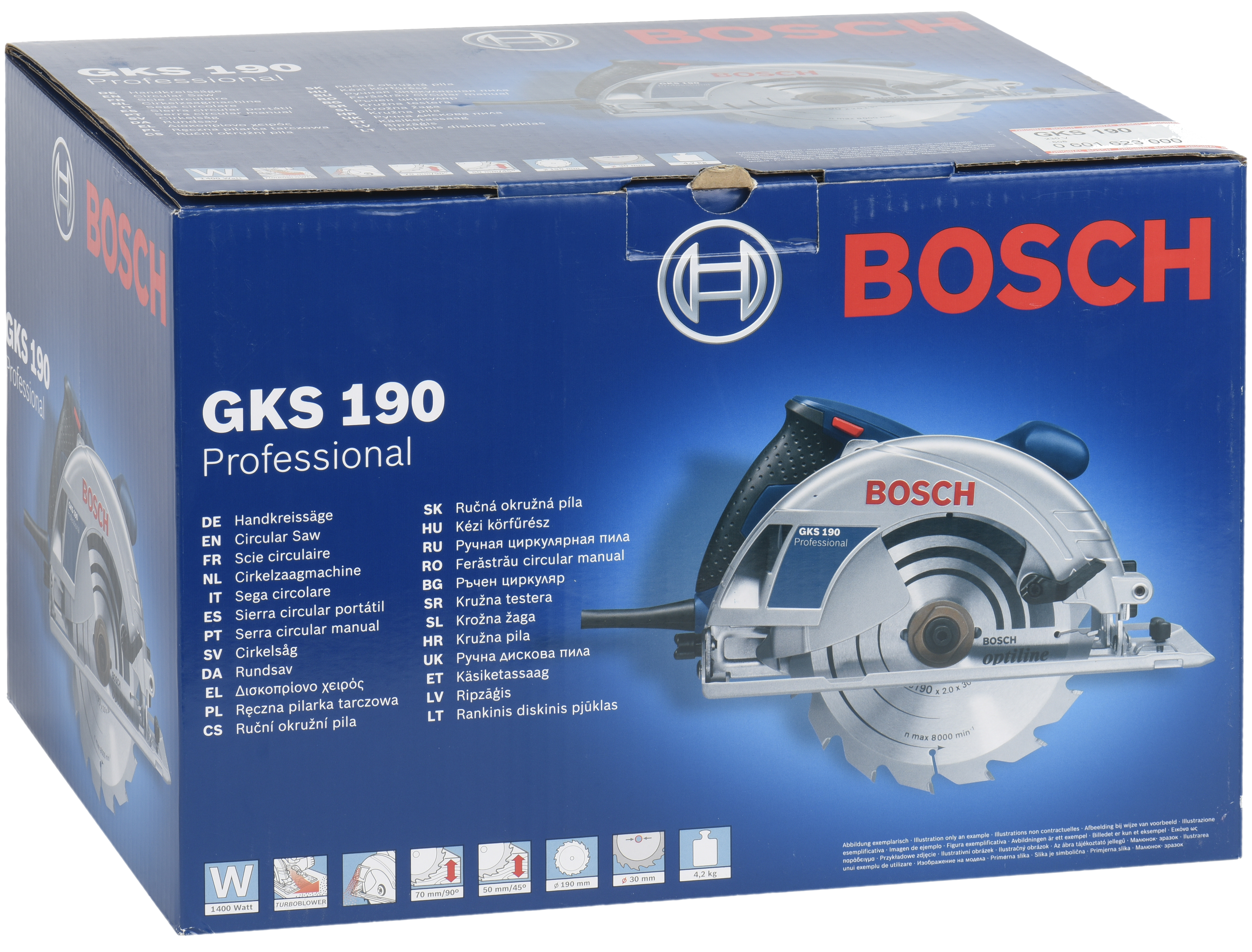 Serra circular BOSCH PRO GKS 190 - 7