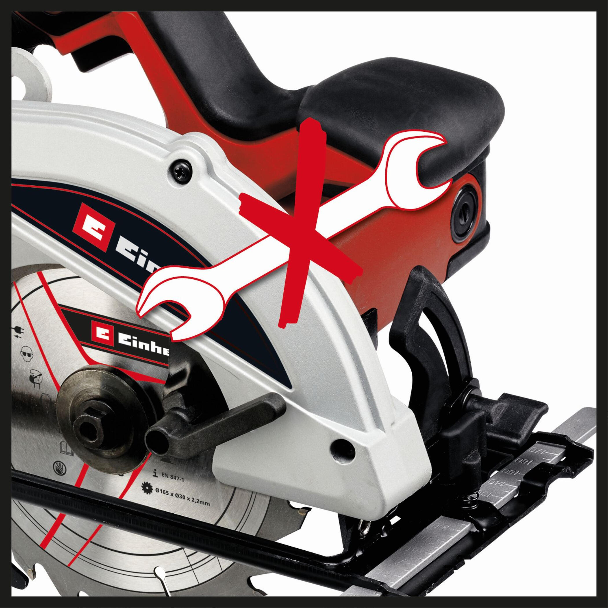 Sierra circular EINHELL TC-CS - Potencia 1250 W ø 165mm - 7