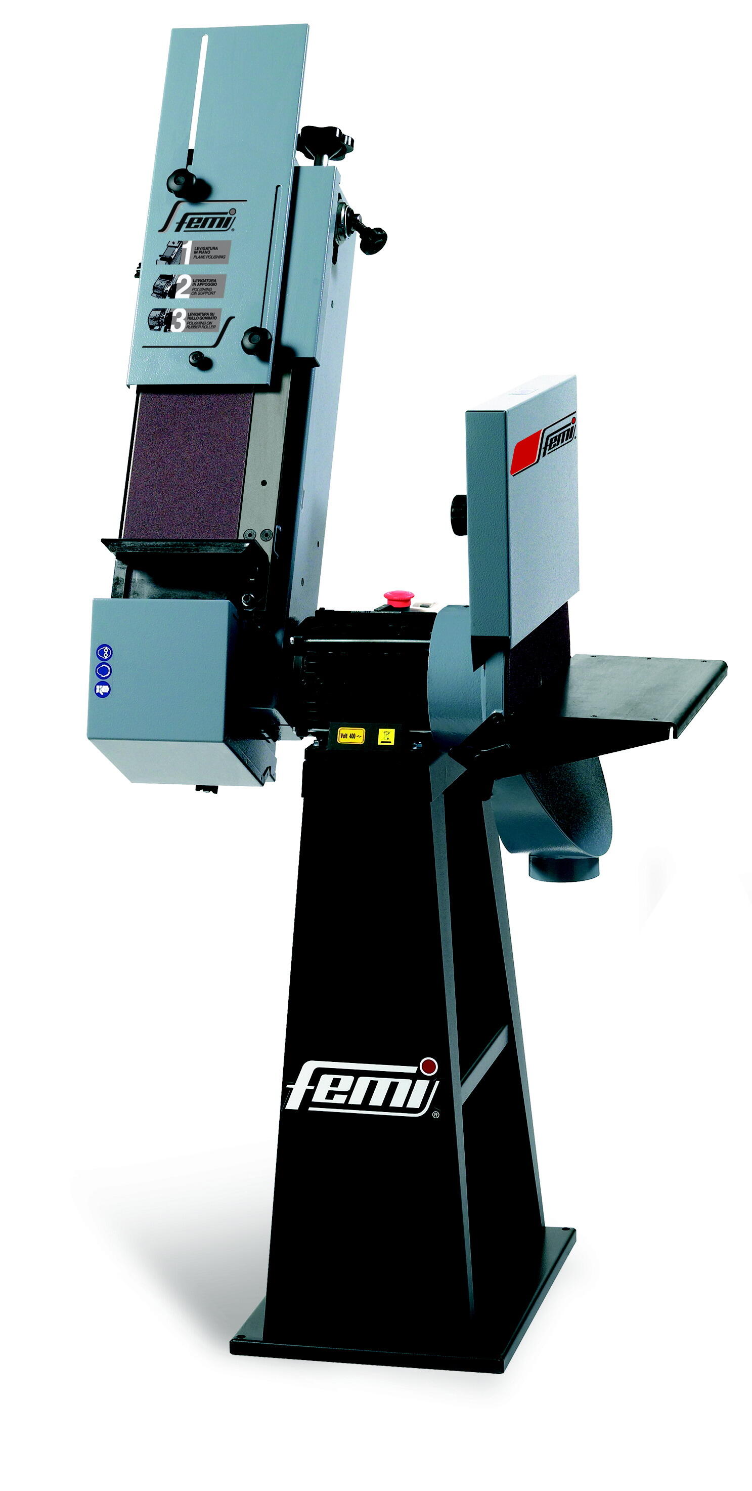 Lijadora de banda combinada femi 539b 1350 w