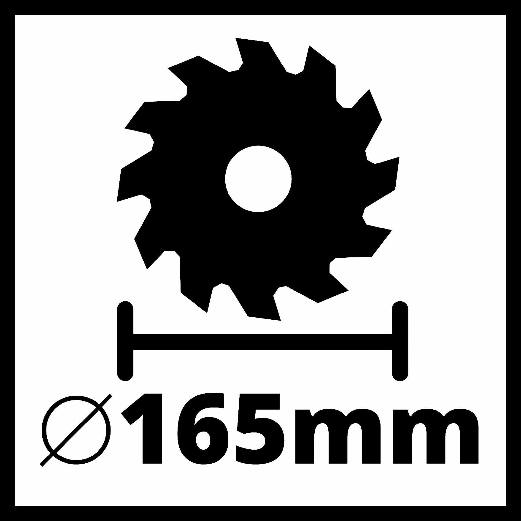 Sierra circular EINHELL TC-CS - Potencia 1250 W ø 165mm - 4