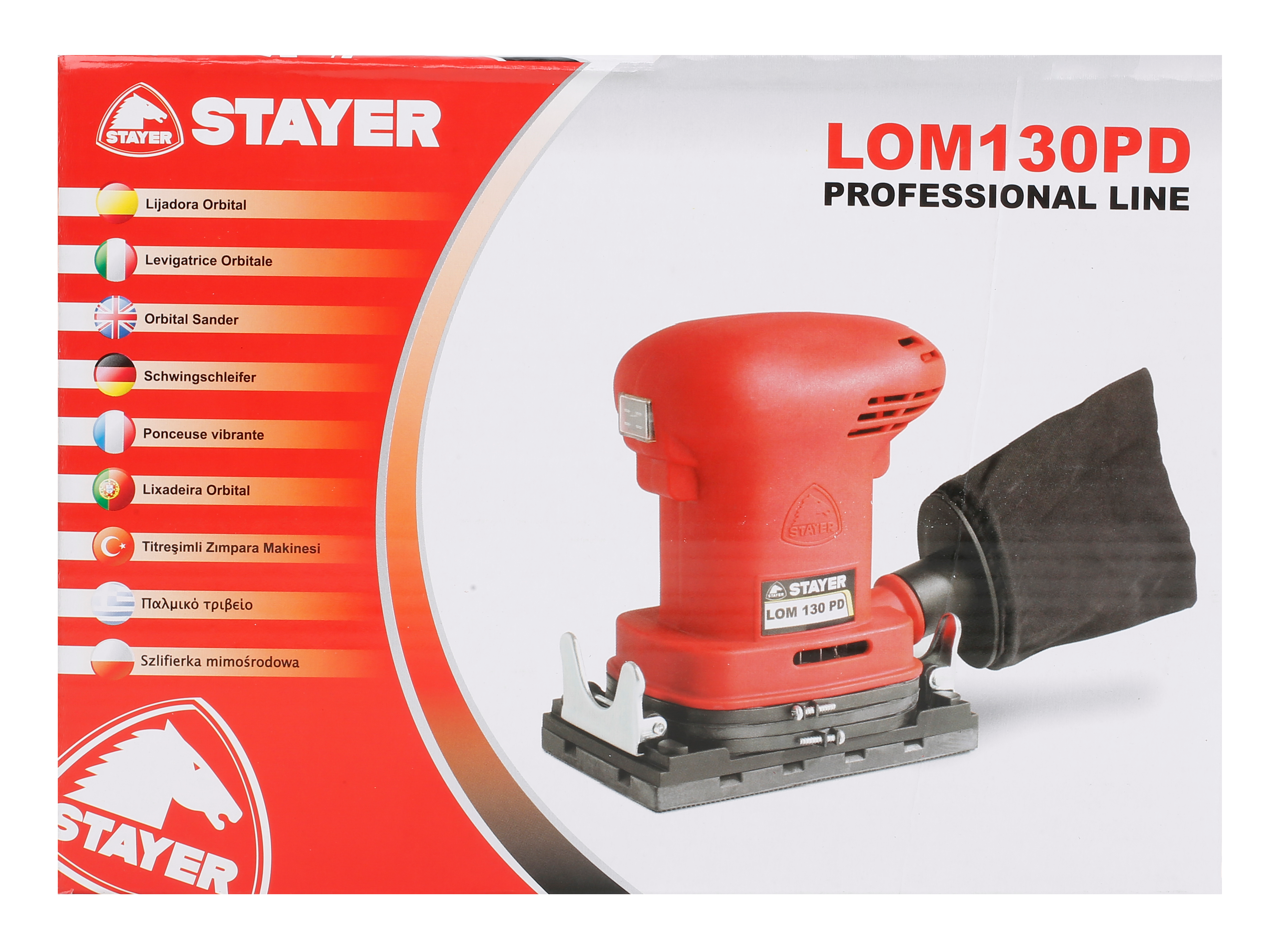 Lixadora vibratória STAYER LOM130PD - 6