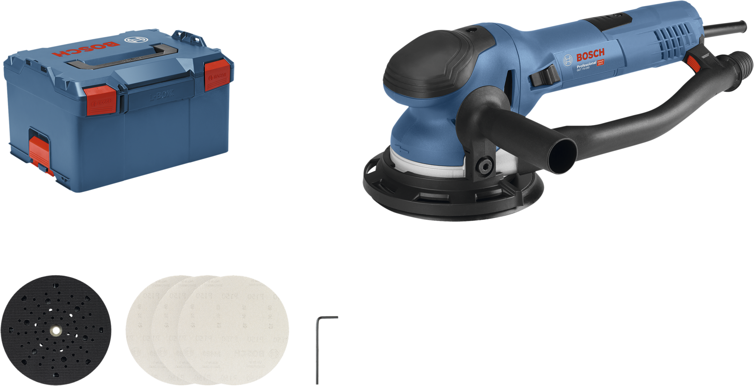 Bosch blue lijadora excéntrica get 75-150 150 mm