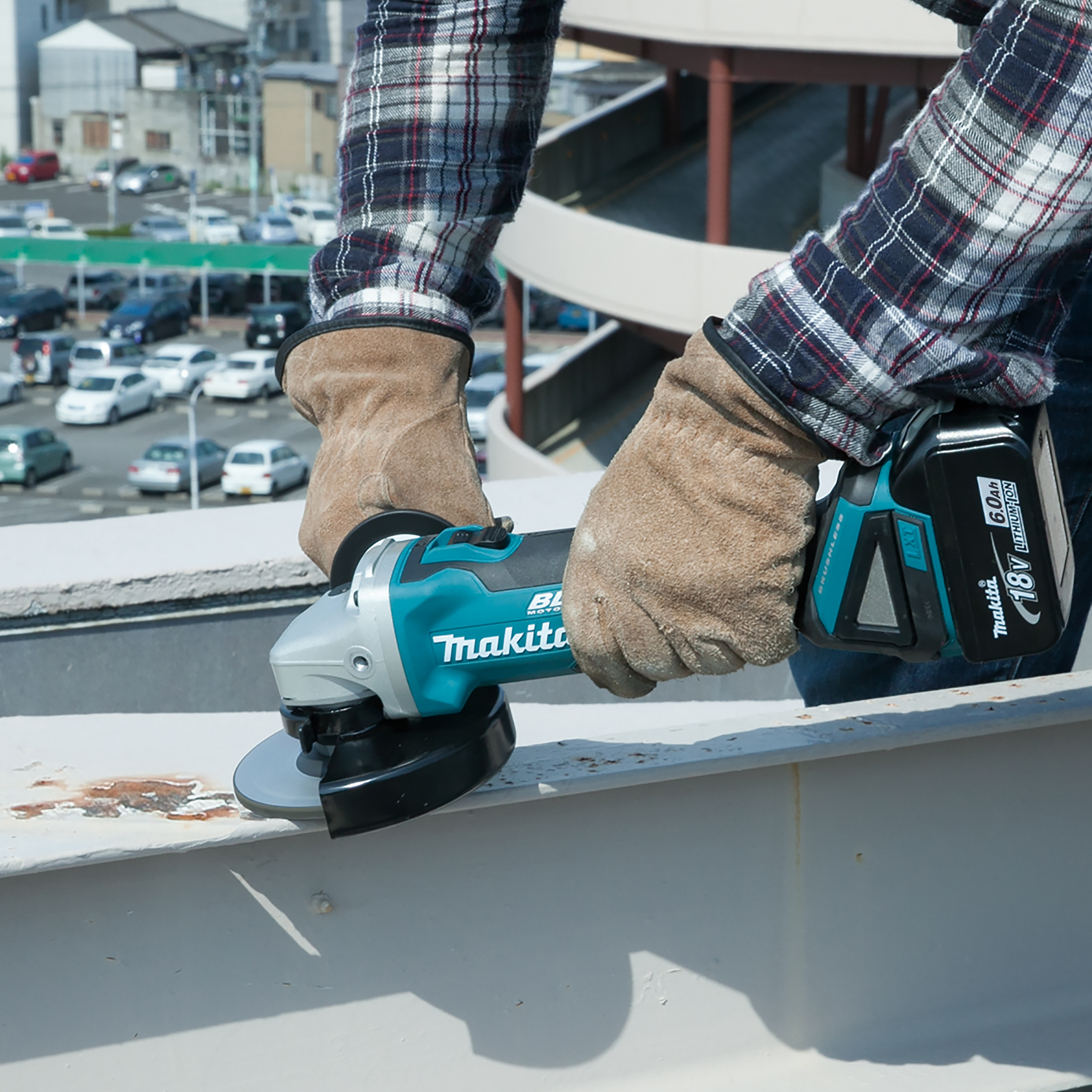 Rebarbadora makita dga504z 18v 125mm - 6