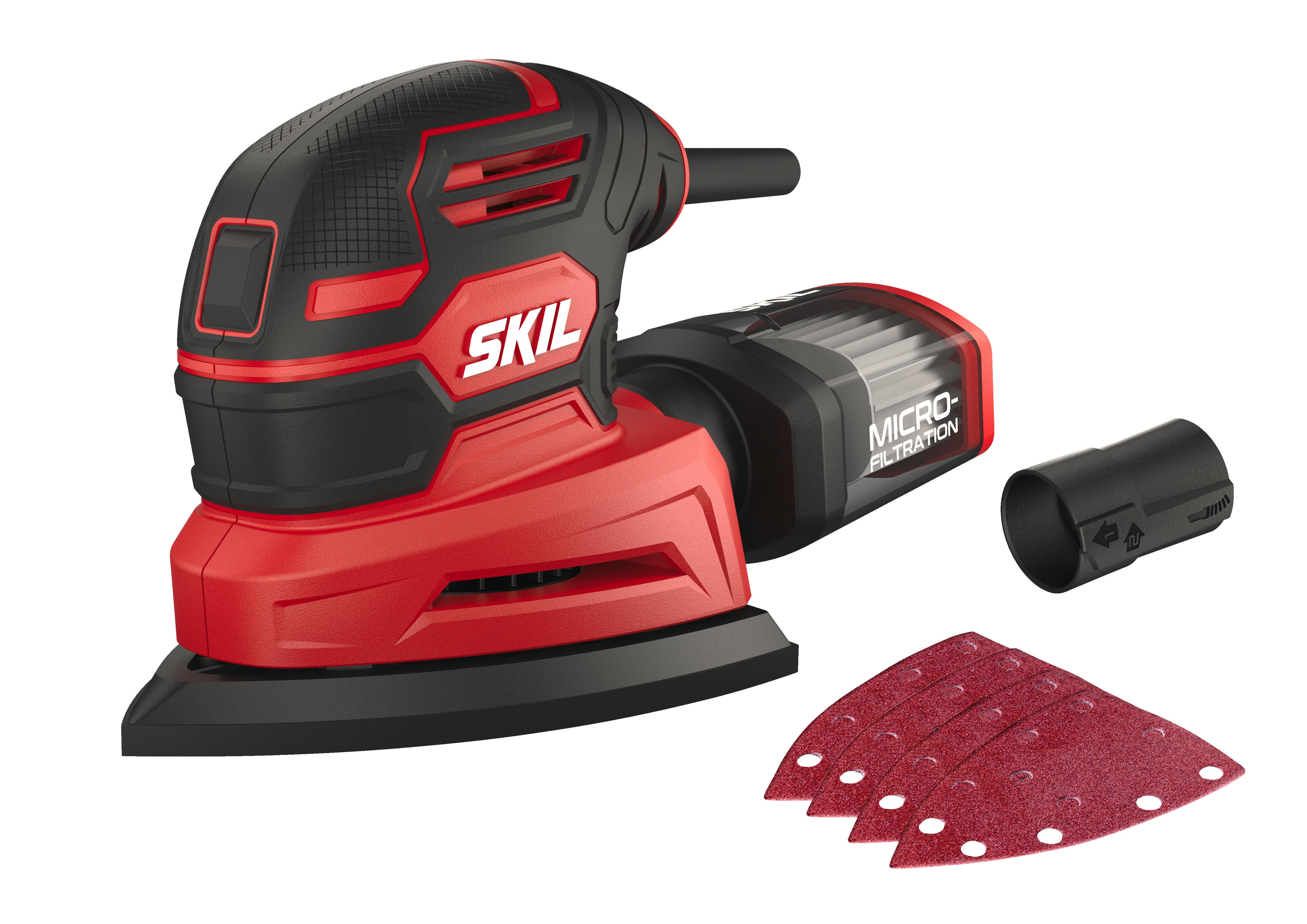 Lijadora multifuncional skil 7260 aa de 100w + 4 lijas