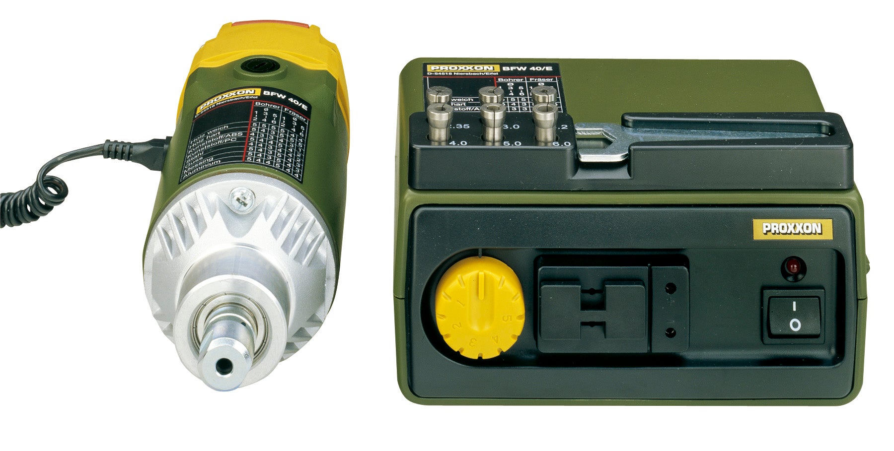 Mini herramienta eléctrica con cable proxxon proxxon de 250 w