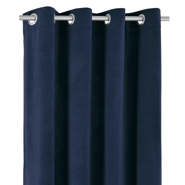 Rideau tamisant, Clarks, bleu H.280 x l.140 cm INSPIRE