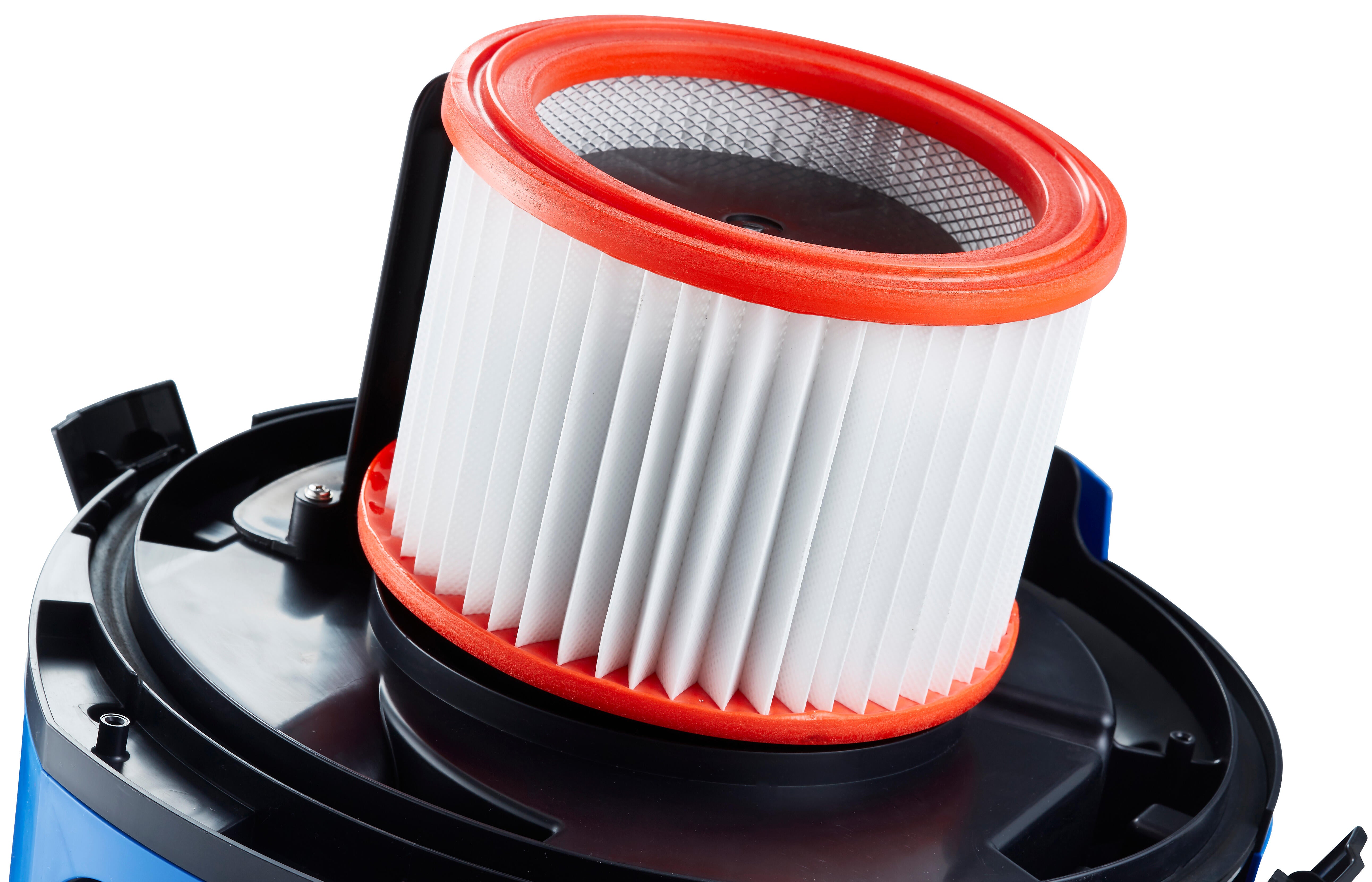 Aspirador industrial NILFISK II22 - 1230 W - depósito 22 l y de acero inoxidable - 13