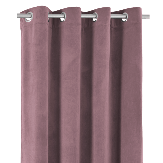 Rideau tamisant, Clarks, rouge H.280 x l.140 cm INSPIRE