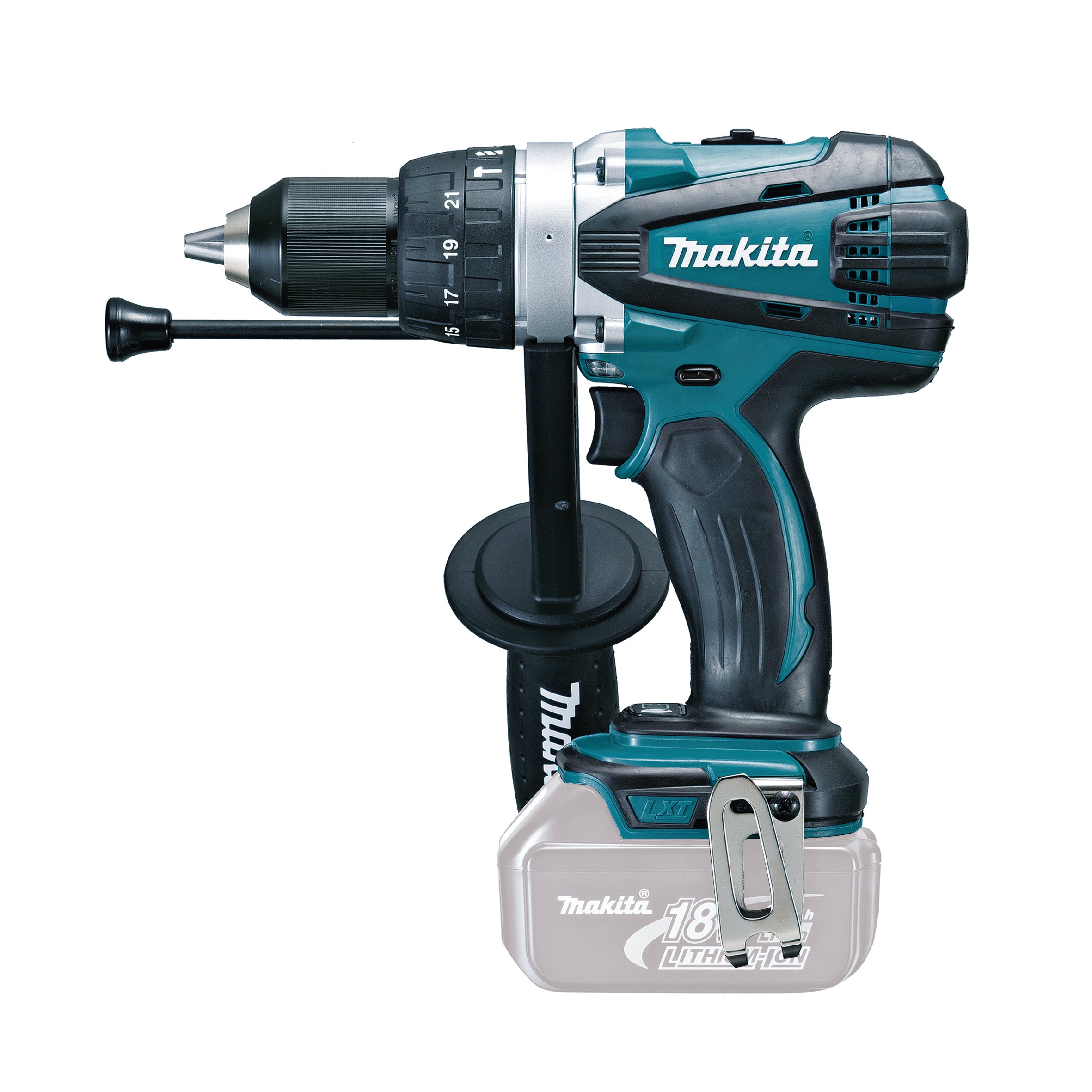 Taladro percutor a batería makita dhp458z 18v sin batería y cargador