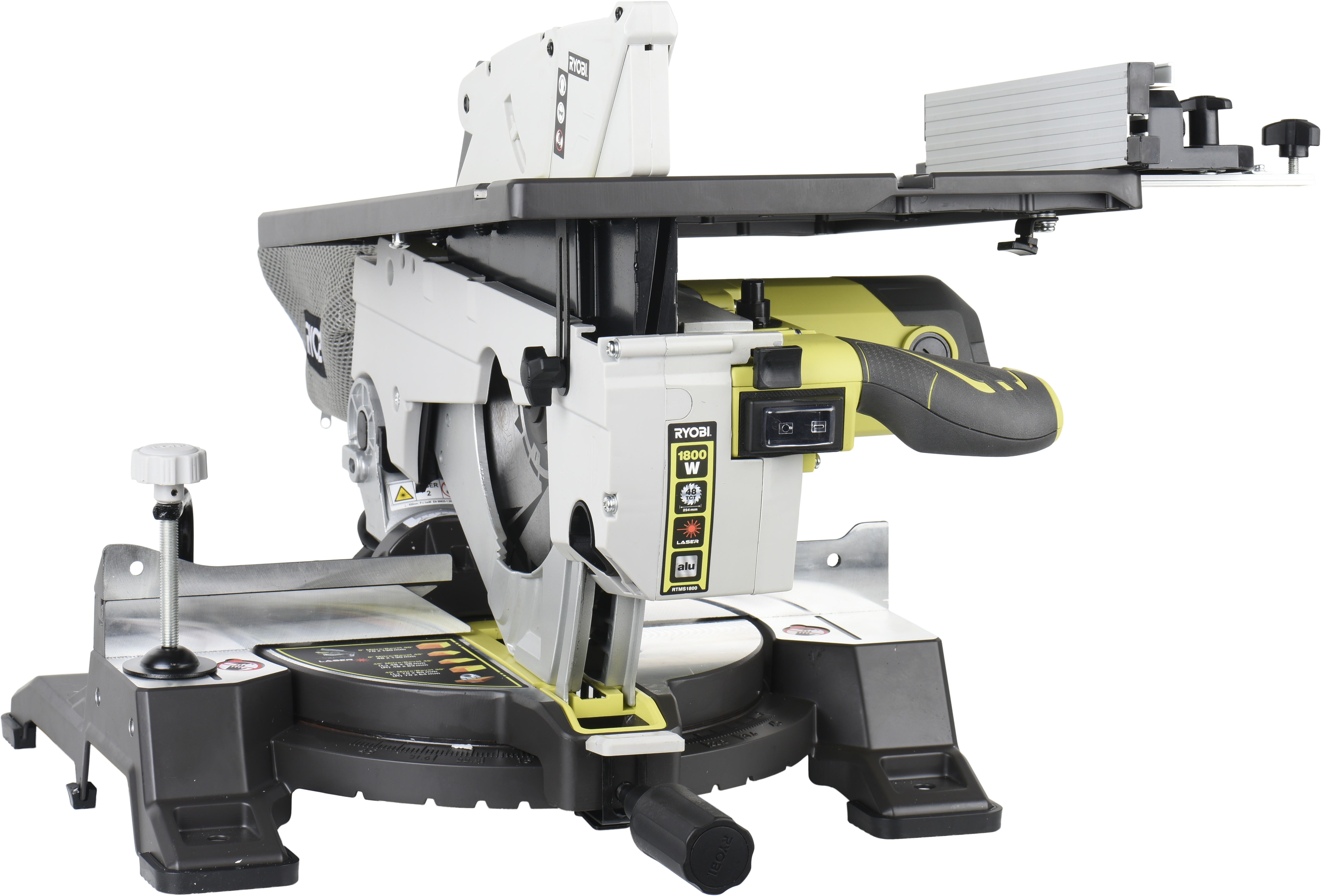 Serra de esquadria 1800 w 254 mm Ryobi RTMS1800-G - 12