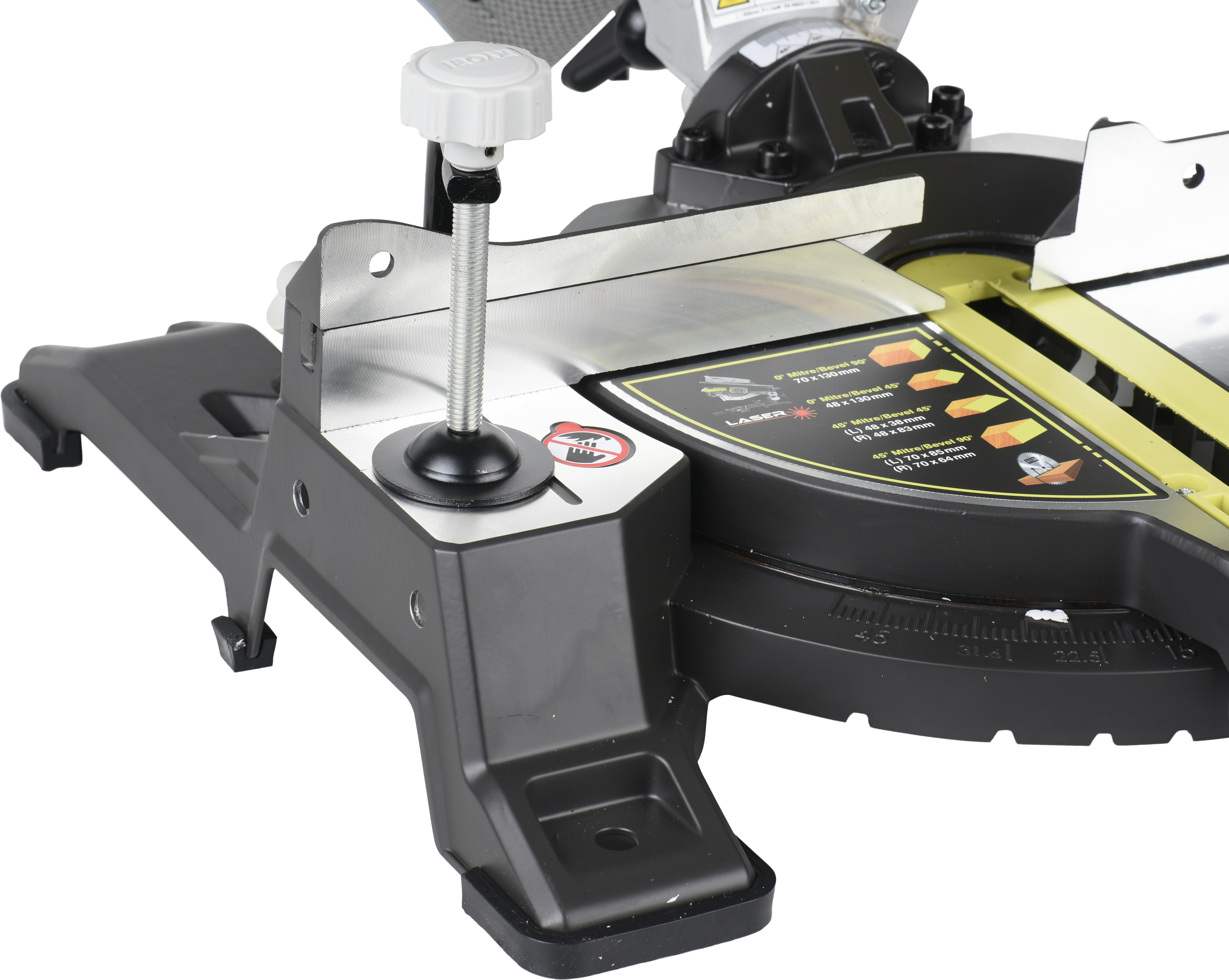 Serra de esquadria 1800 w 254 mm Ryobi RTMS1800-G - 10