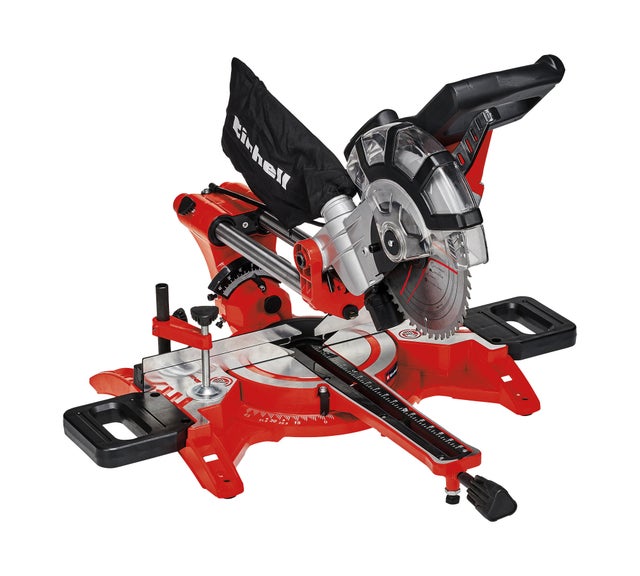 Ingletadora telescópica EINHELL TC-SM 2131/1 DUAL de 1500 W disco 210 mm