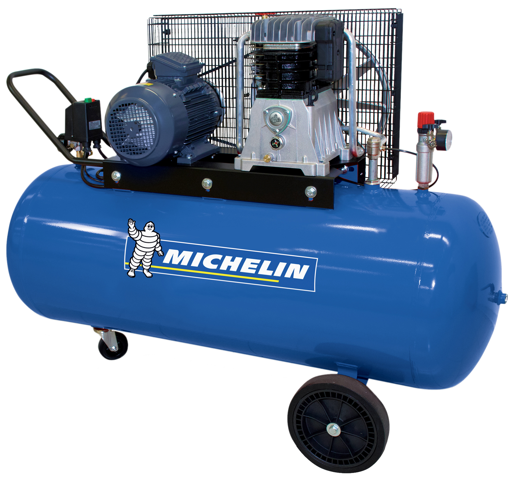 Compresor correa michelin 5.5hp y 270 l de depósito