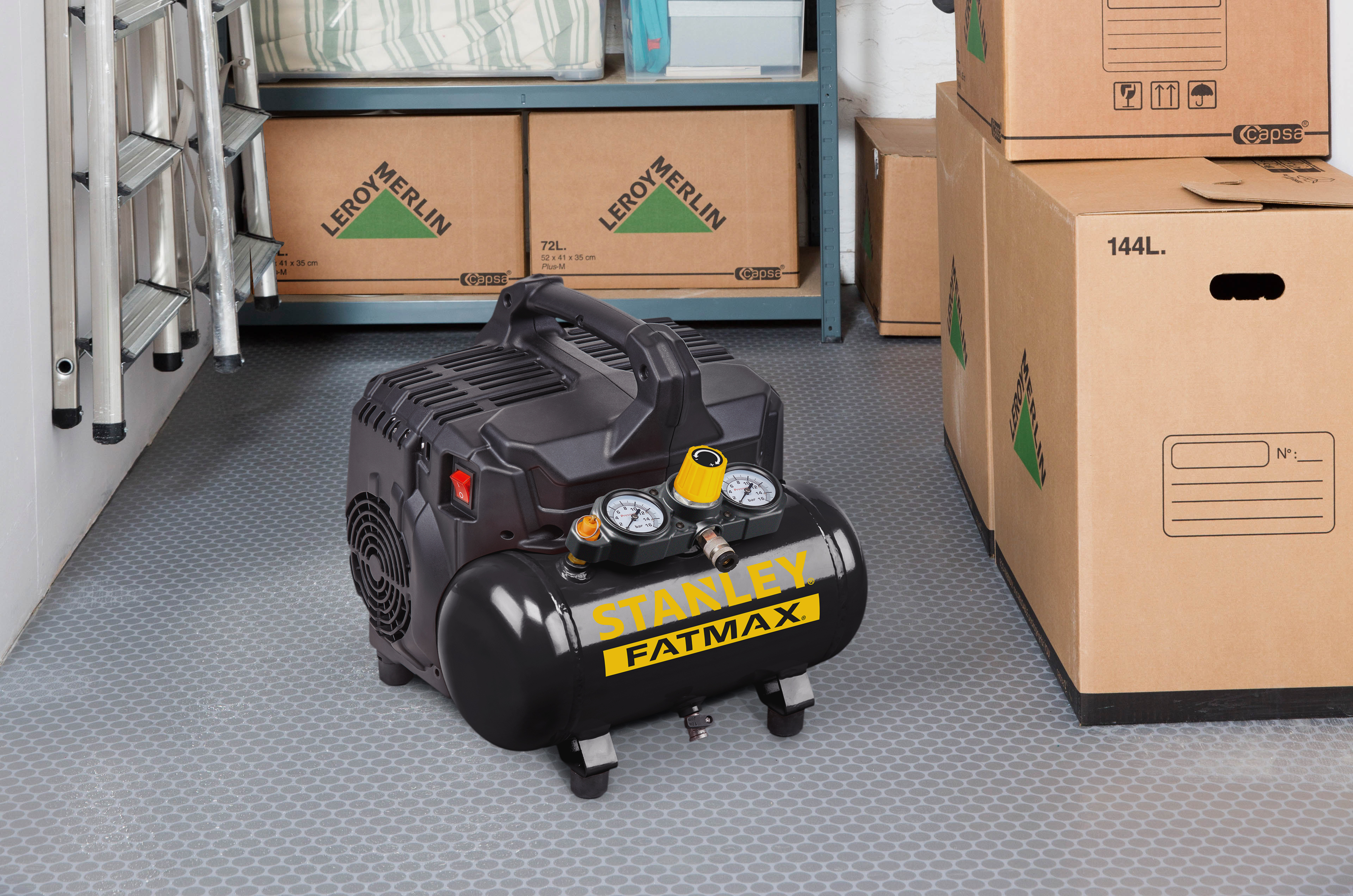 Compressore silenziato STANLEY FATMAX DST 101/8/6 6 l, 1 hp, 8 bar - 13