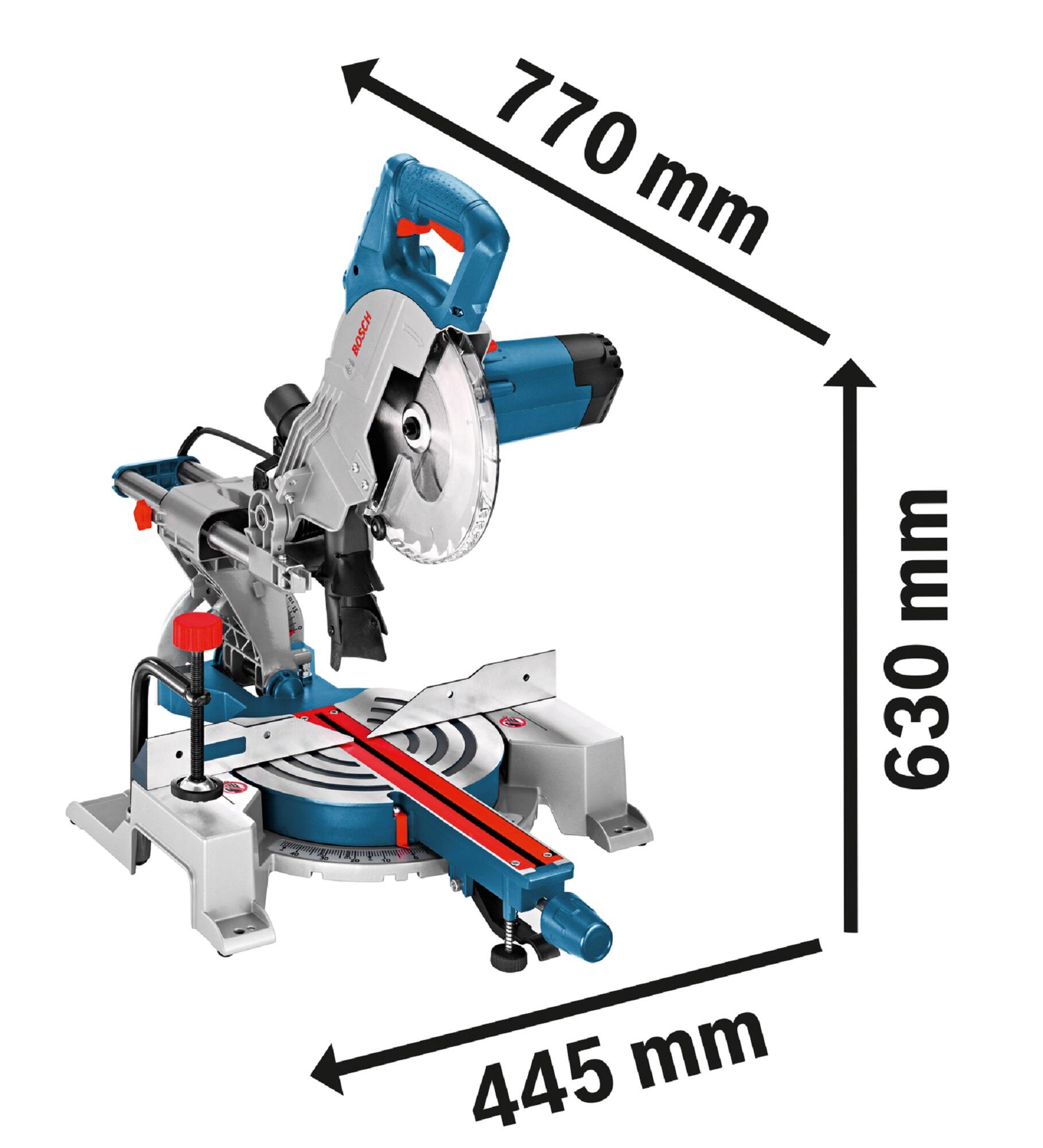 Serra de esquadria 1400 W 216 mm Bosch Pro GCM 800 SJ - 3