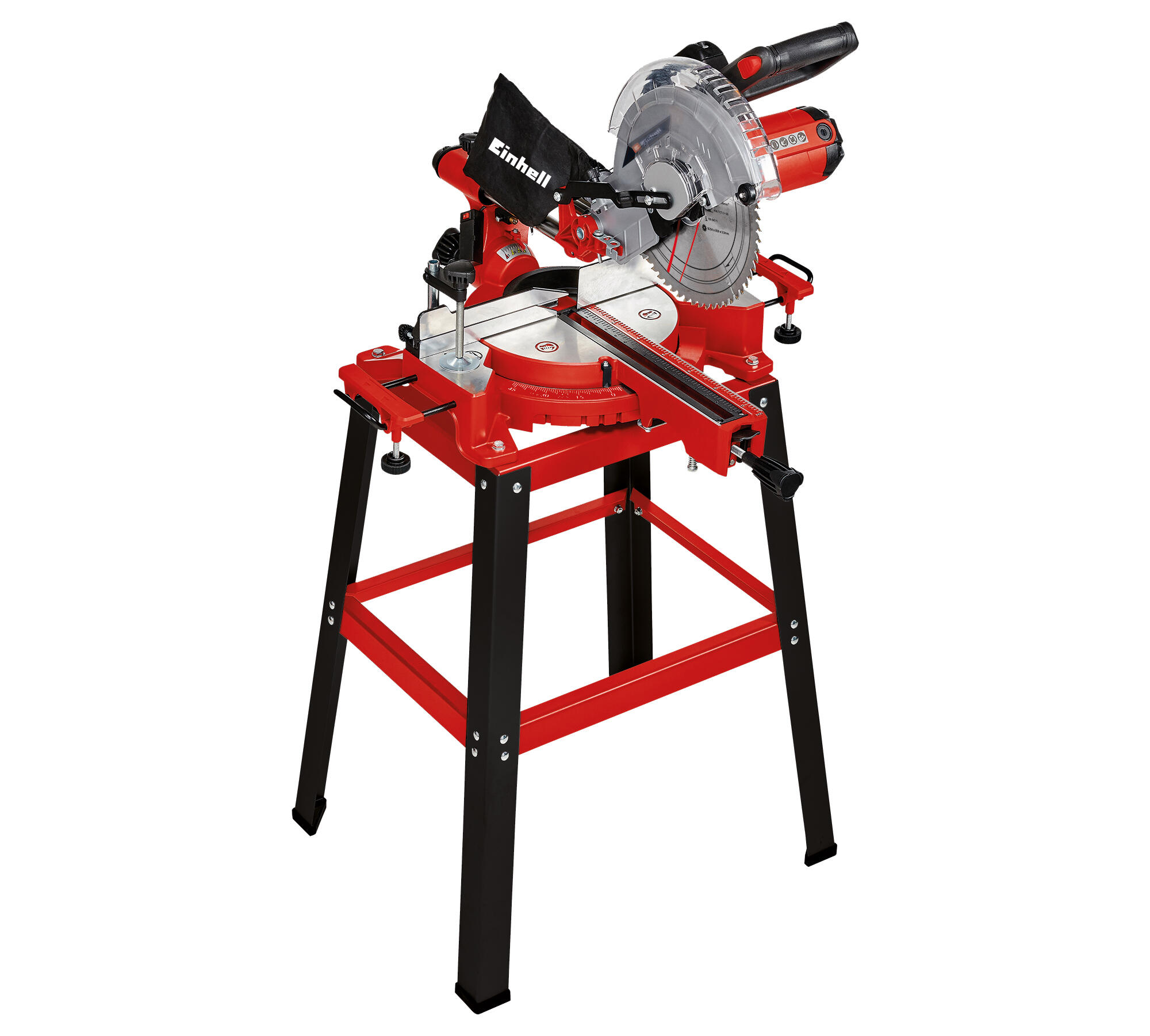 Ingletadora telescópica EINHELL BAN TC-SM 2531/2U - Potencia de 1900 W y disco 254 mm - 3