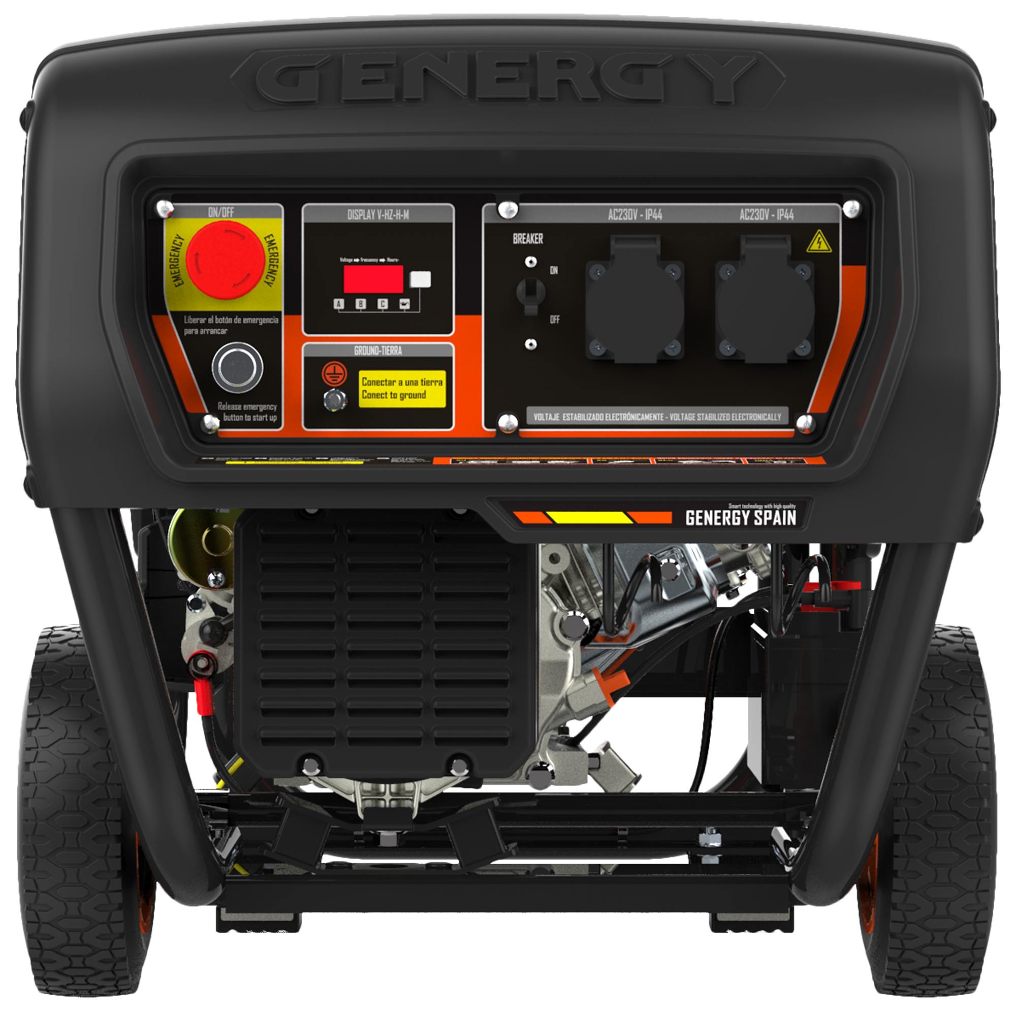 Gerador a gasolina com AVR arranque elétrico 3300W/3000W Genergy Jaca - 8