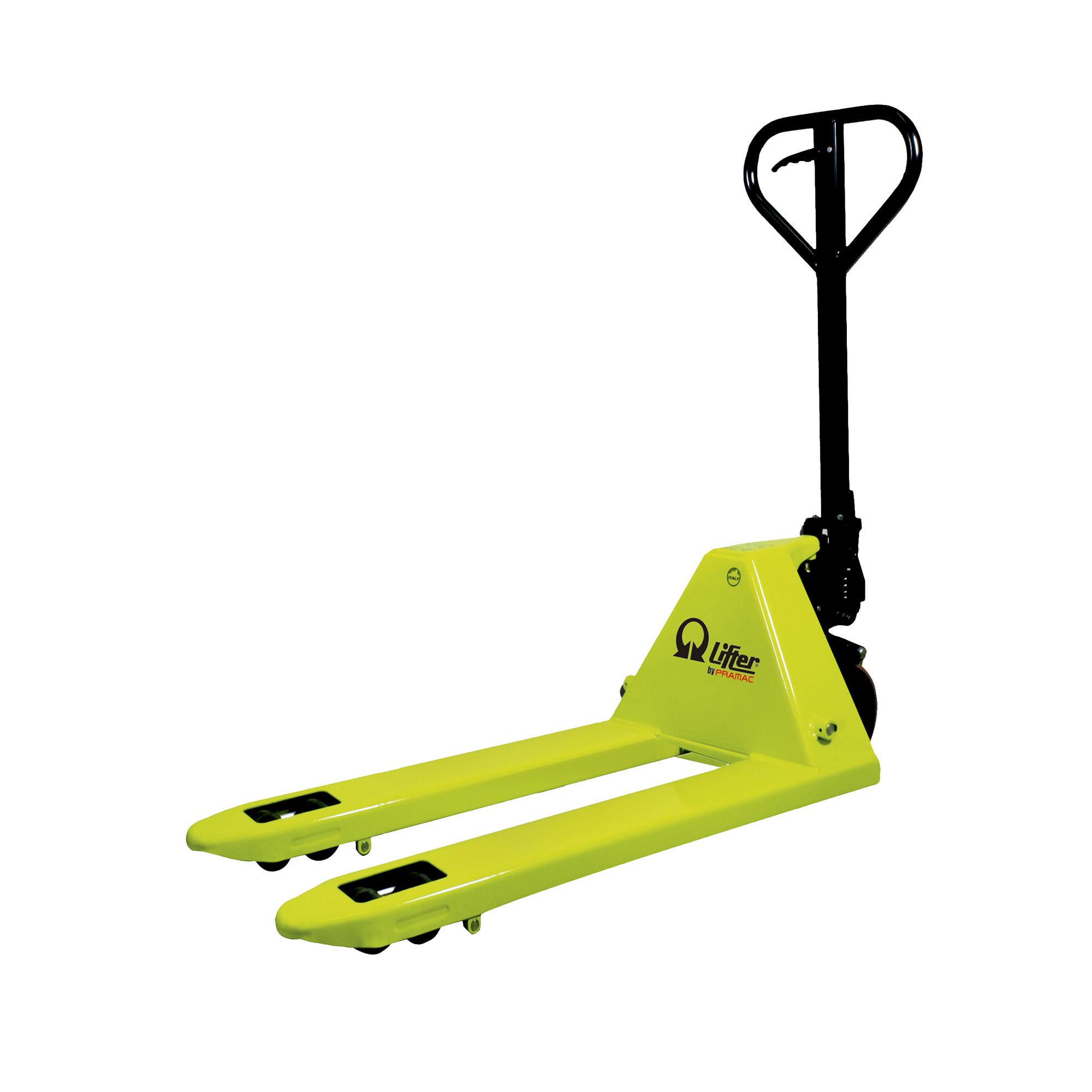 Transpaleta manual gs s4 800, 800x525mm, 2.500 kg, rueda poly, rodillos 4 nylon