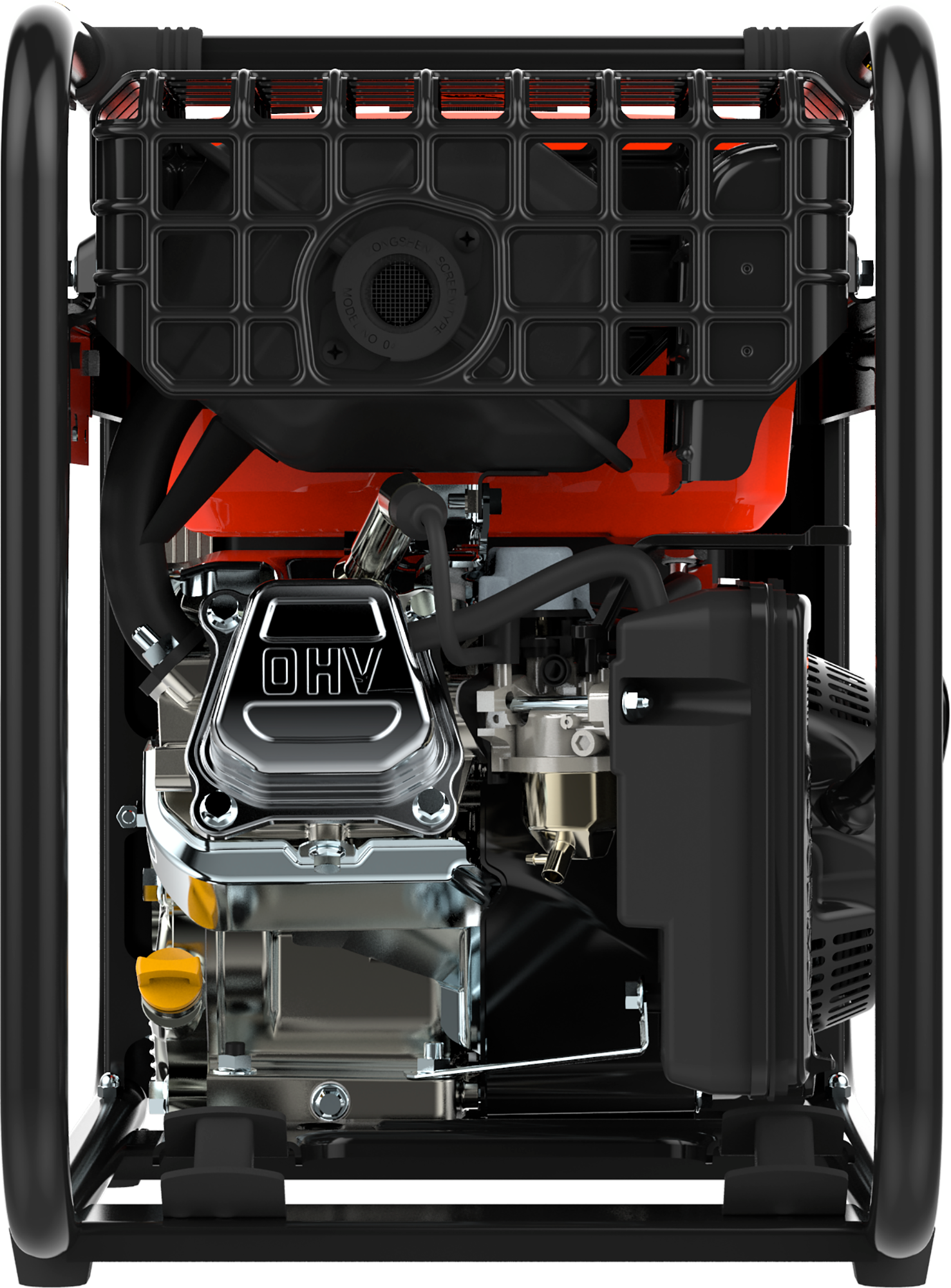 Gerador inverter a gasolina arranque elétrico 3800W/3500W Genergy Rodas - 14