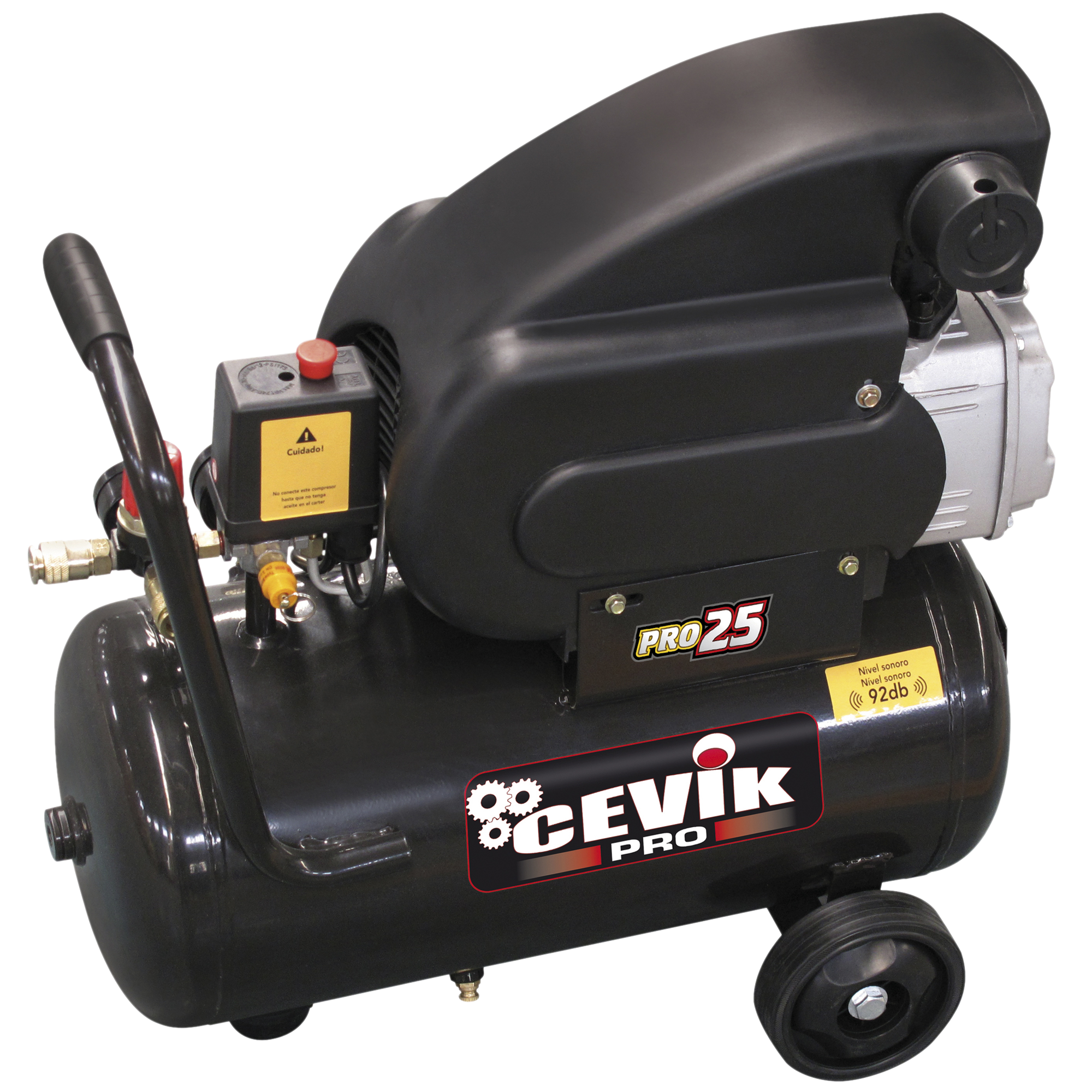 Compresor cevik pro de 2 cv y 24l de depósito