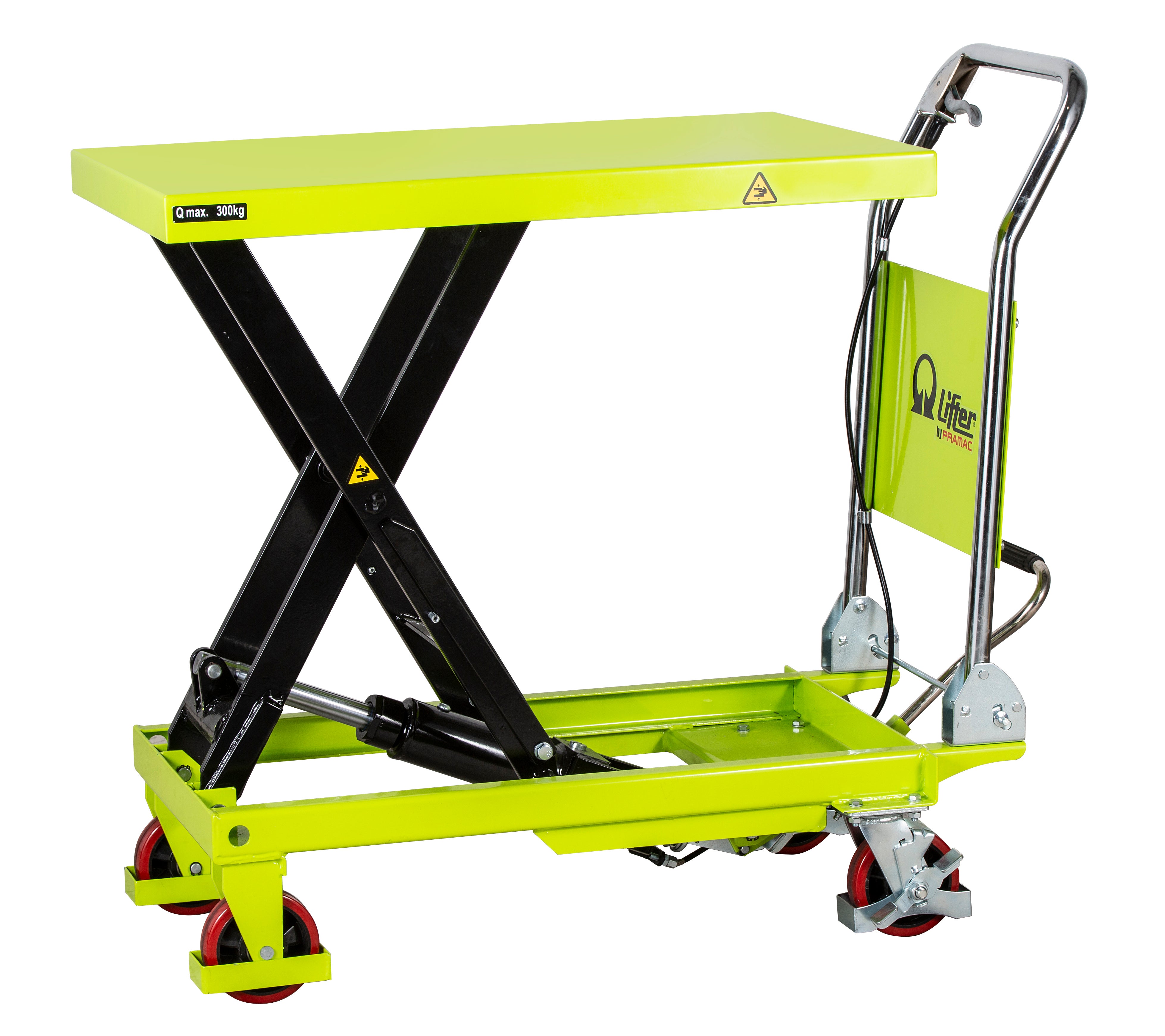 Mesa elevadora lt 30, medida 815x500, carga 300 kg, elevación 280 - 900 mm
