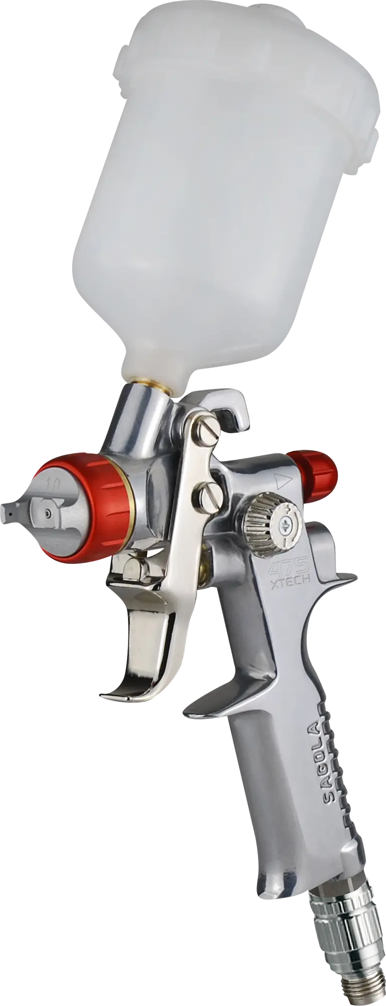 Pistola pintar neumática sagola 475 con una presion de 2 bares y 1/4m