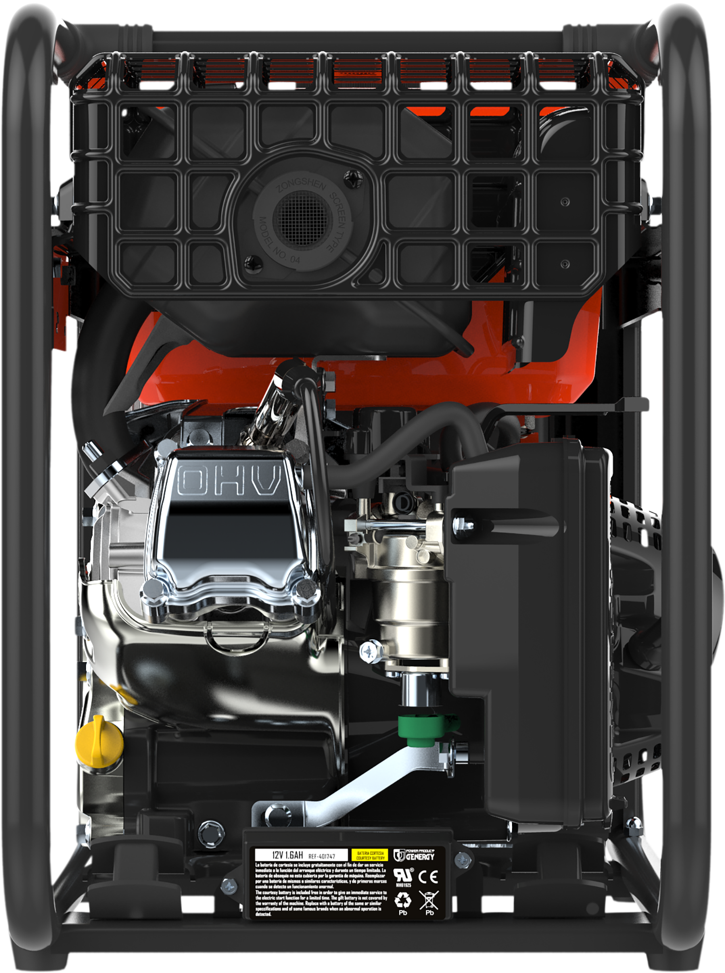 Gerador inverter a gasolina arranque elétrico 4800W/4200W Genergy Feroe - 14