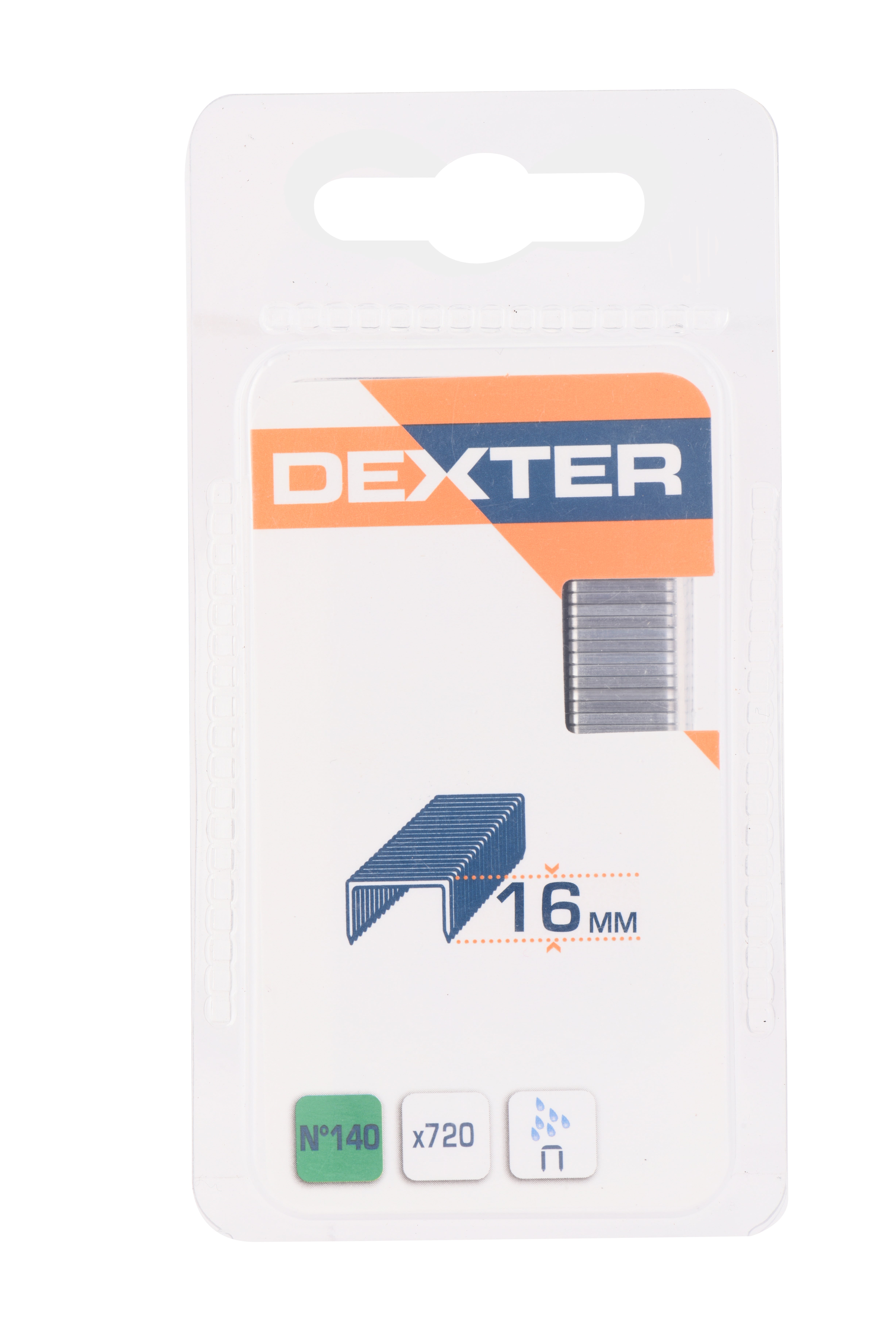 Pack de 720 grapas DEXTER Nº 140, 16mm - 6