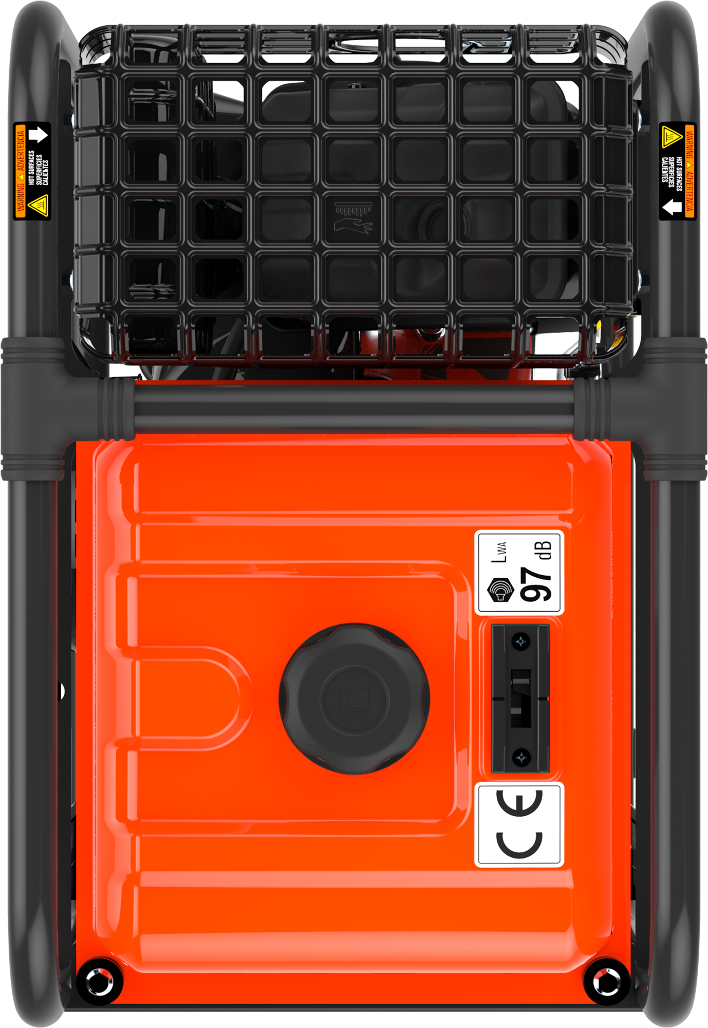 Gerador inverter a gasolina arranque elétrico 3800W/3500W Genergy Rodas - 10