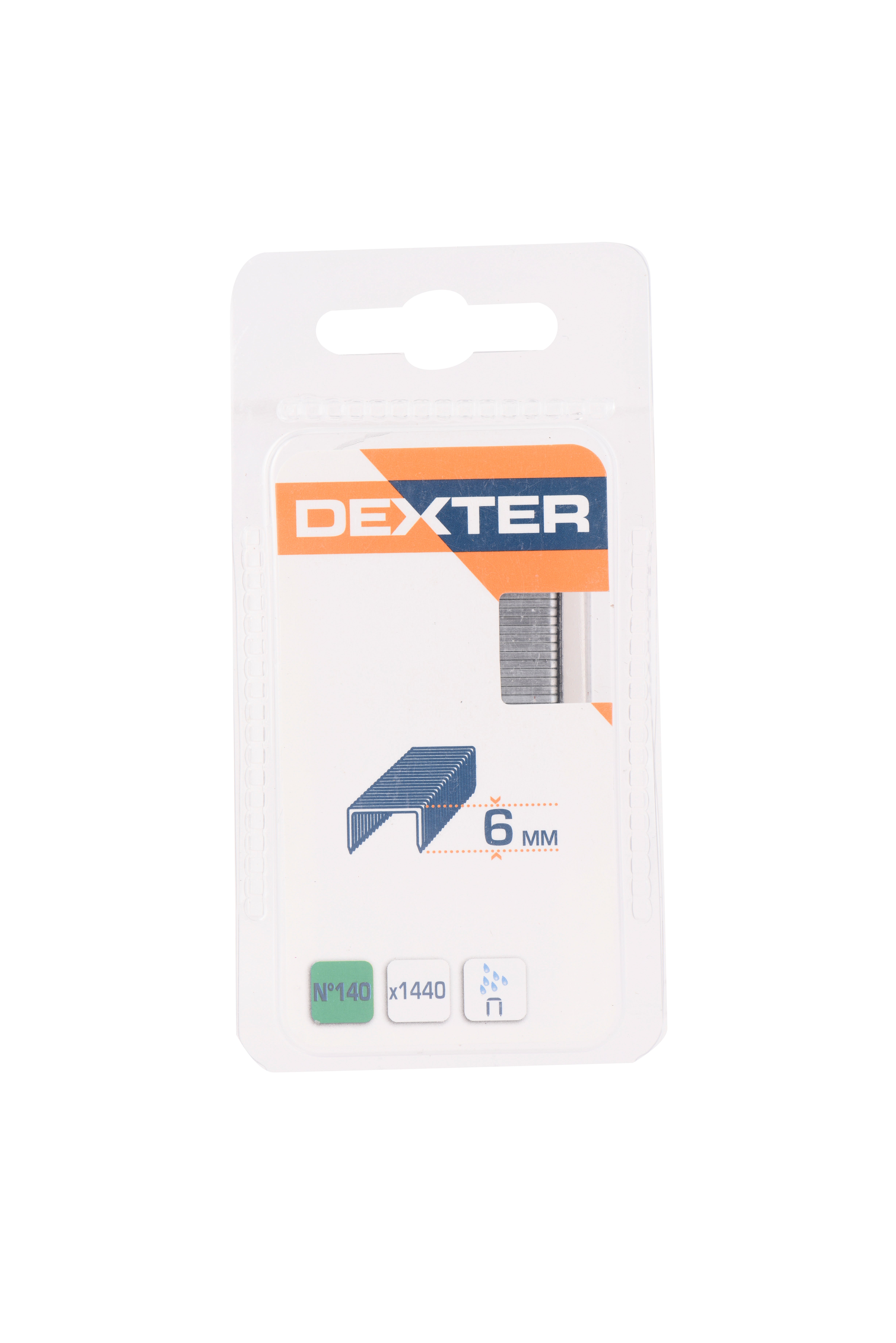 Pack de 1440 grapas DEXTER Nº 140, 6mm - 6