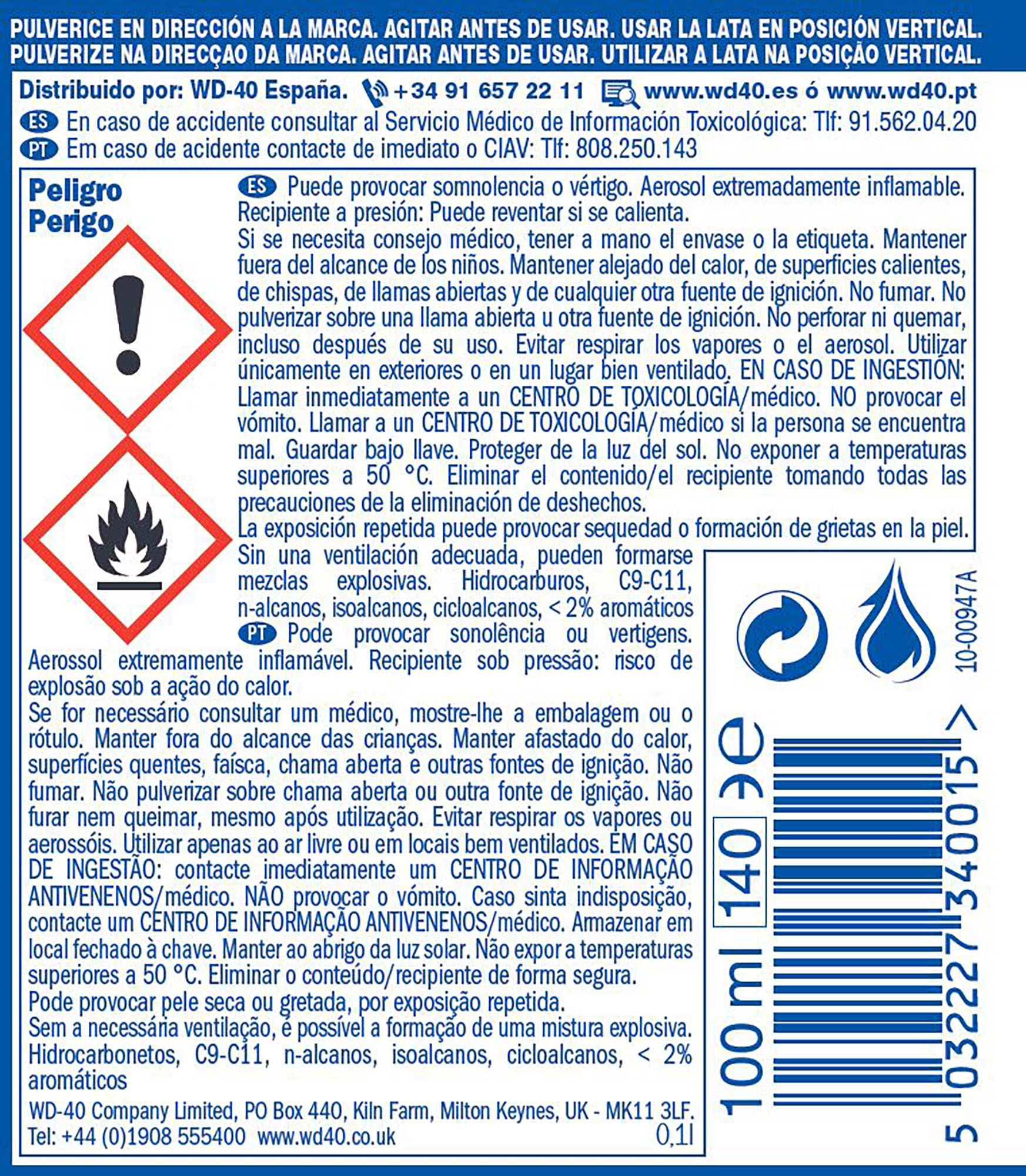 Lubrificante WD-40 CLIP 100ML - 4