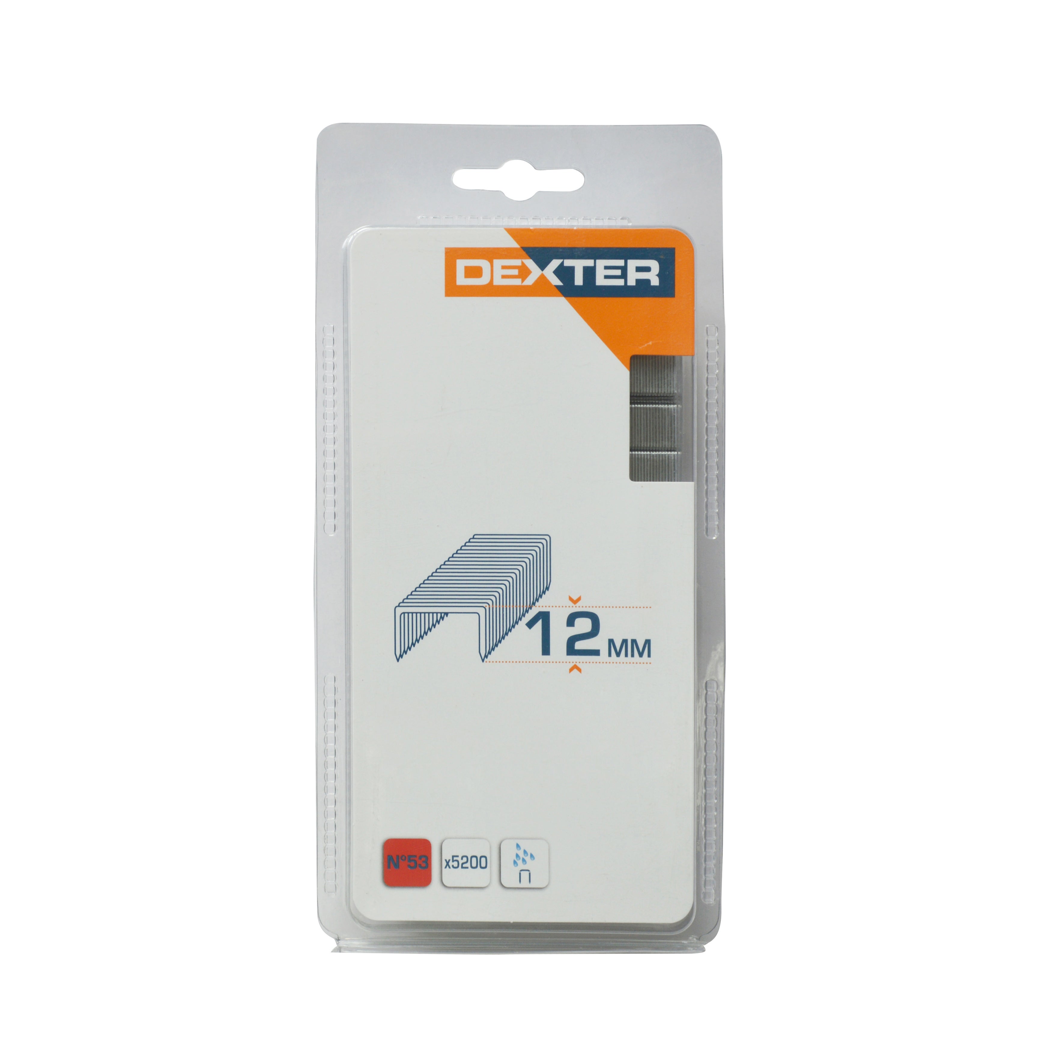 Pack de 5200 grapas DEXTER Nº 53, 12mm - 8
