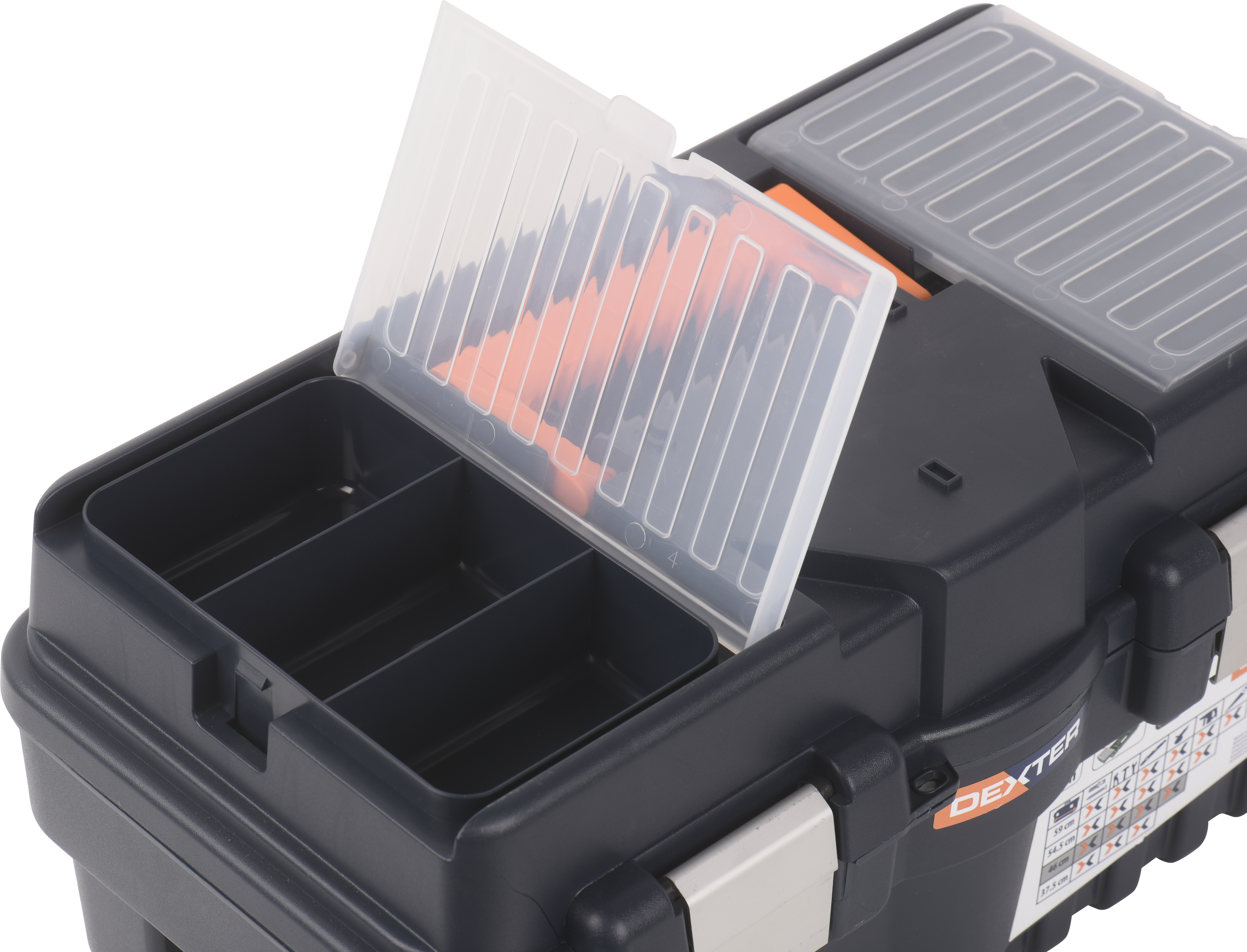 Caja de herramientas DEXTER con capacidad de 28 litros - 25