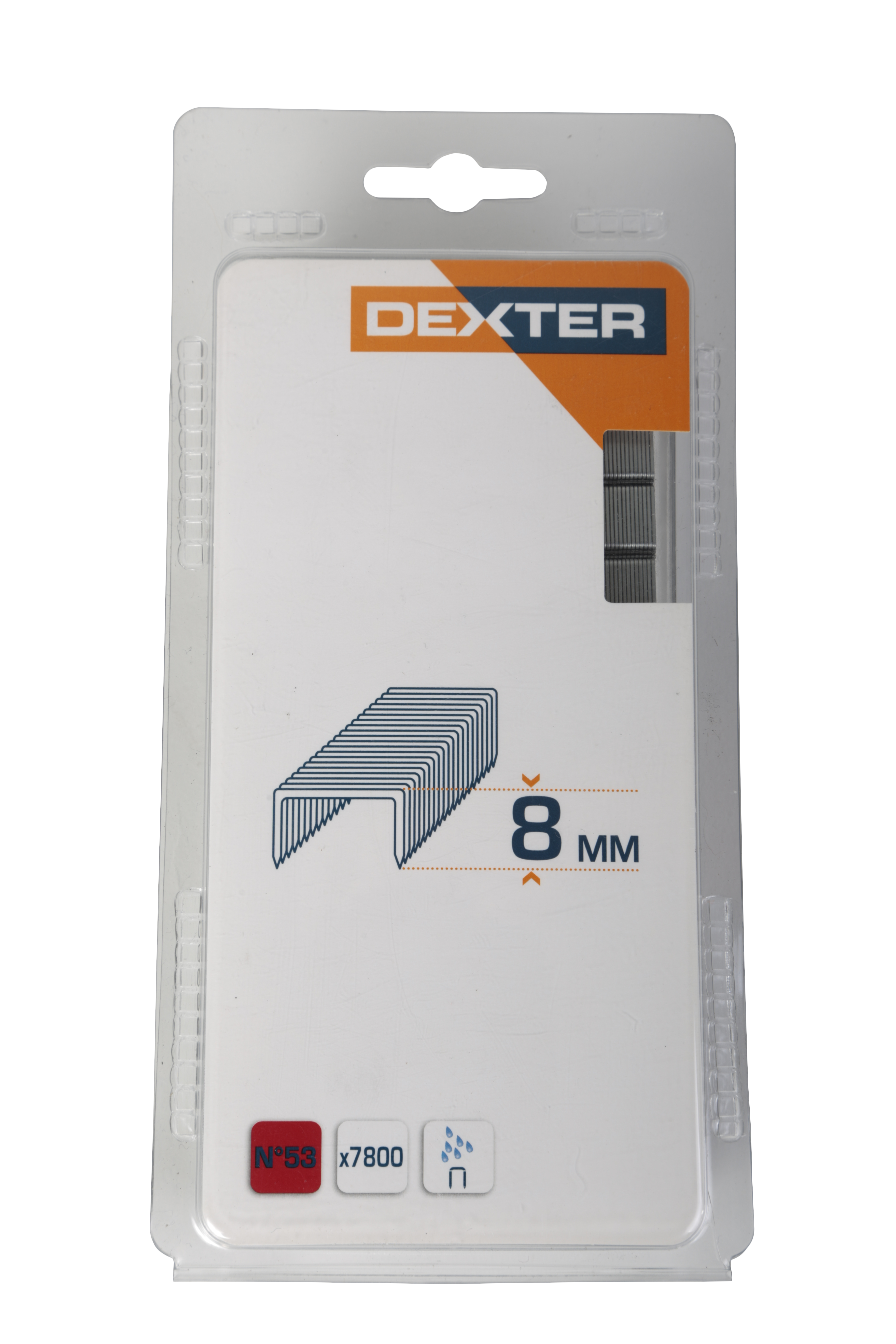 Pack de 7800 grapas DEXTER Nº 53, 8mm - 8