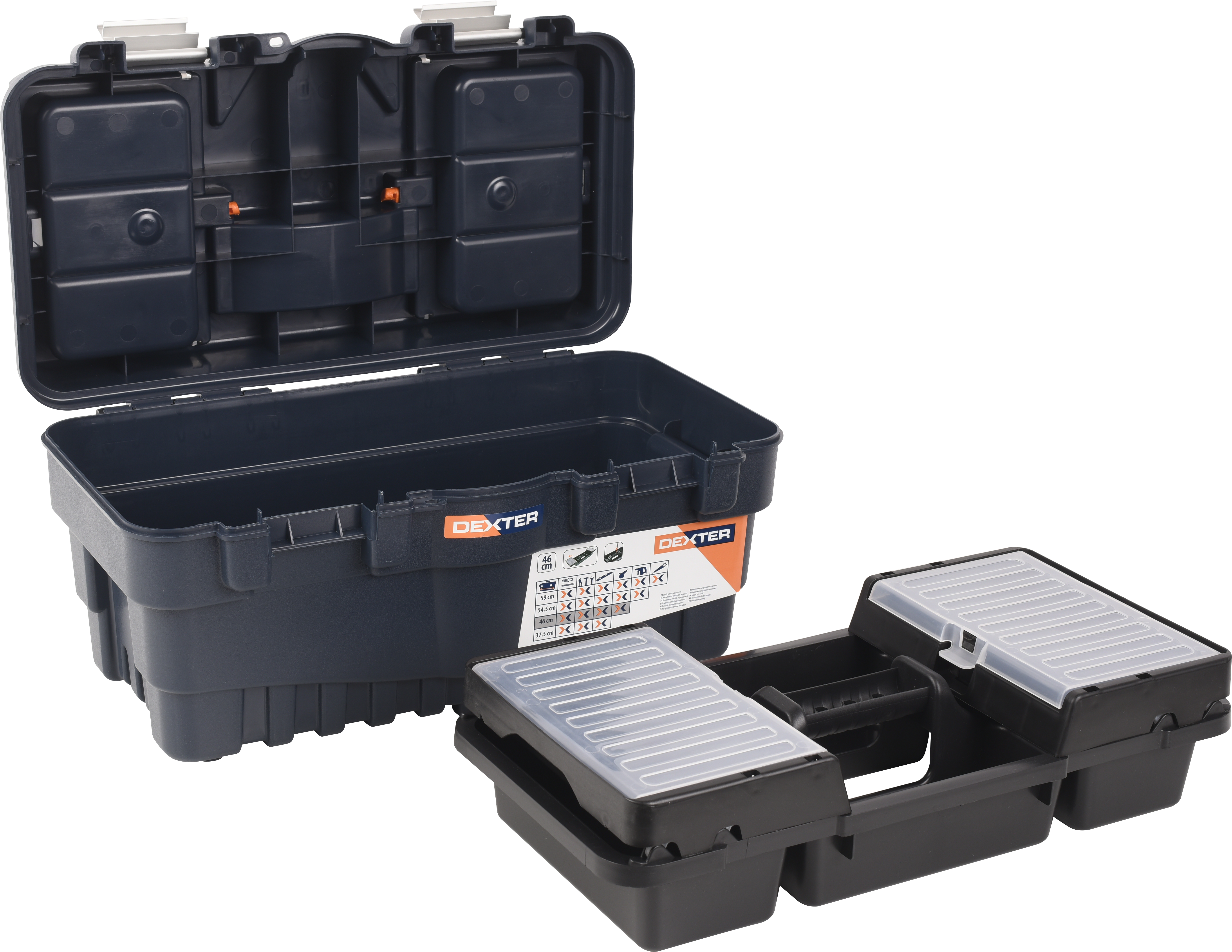 Caja de herramientas DEXTER con capacidad de 28 litros - 16