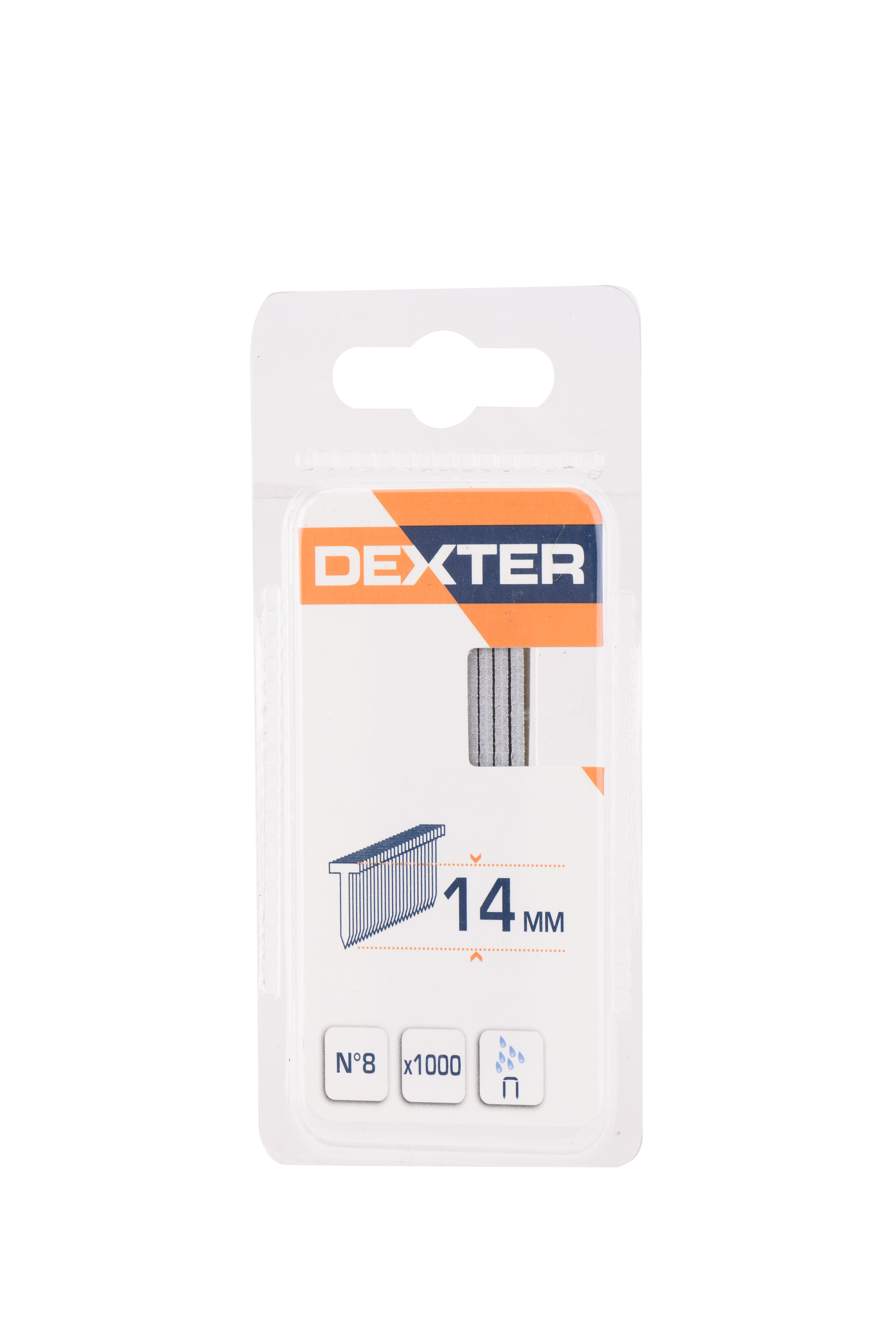 Pack de 1000 clavo con cabeza DEXTER Nº 8, 14mm - 5