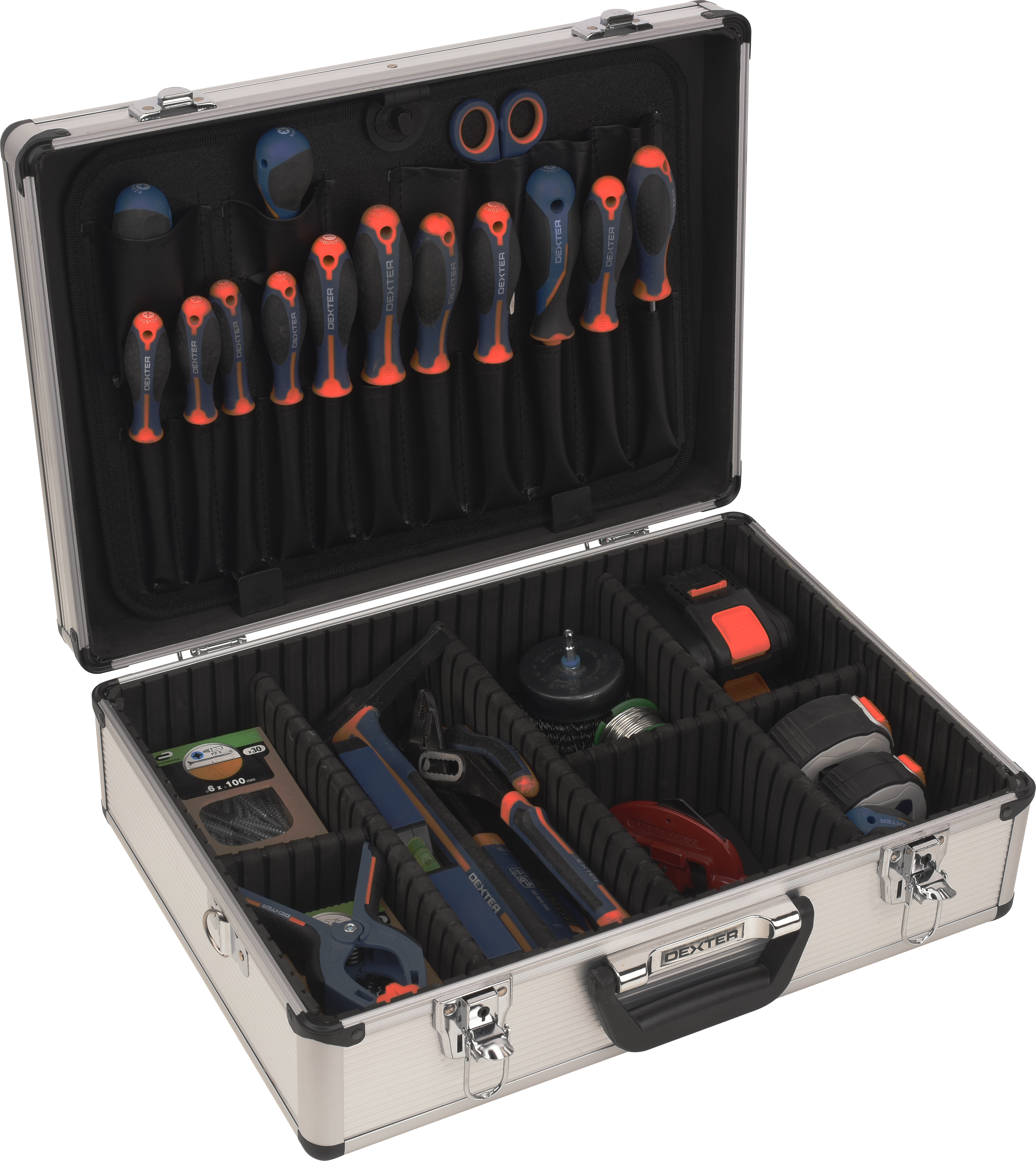 Mala para ferramentas45,5x33x15,2 cm 13,49L Dexter LD-FS001 - 6