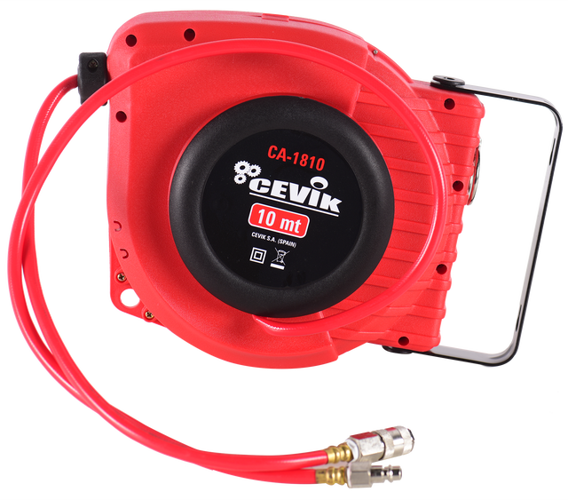 Enrollador de manguera de compresor CEVIK PRO - 10 m