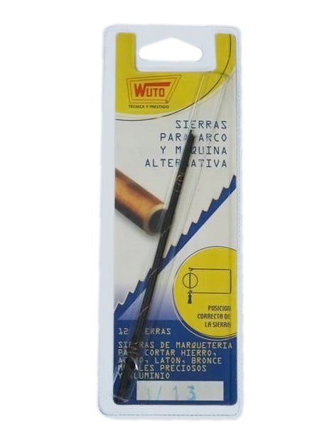9 pelos segueta para uso en metal wuto de 9 dientes