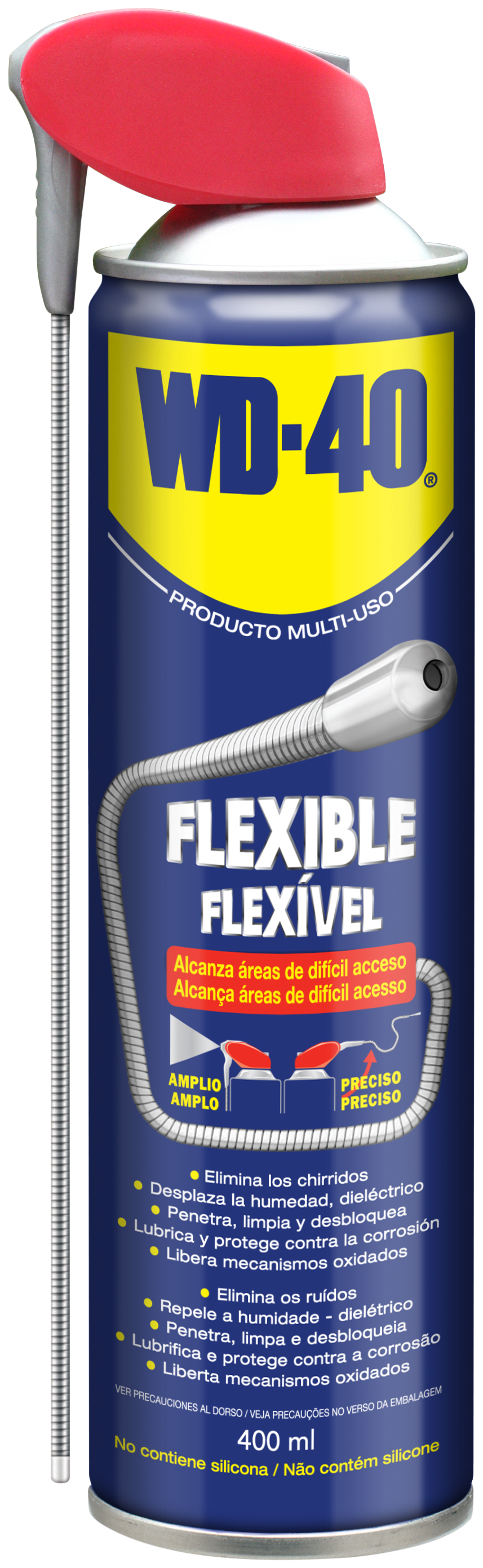 Lubrificante wd-40 multiusos flexível 400ml - 2