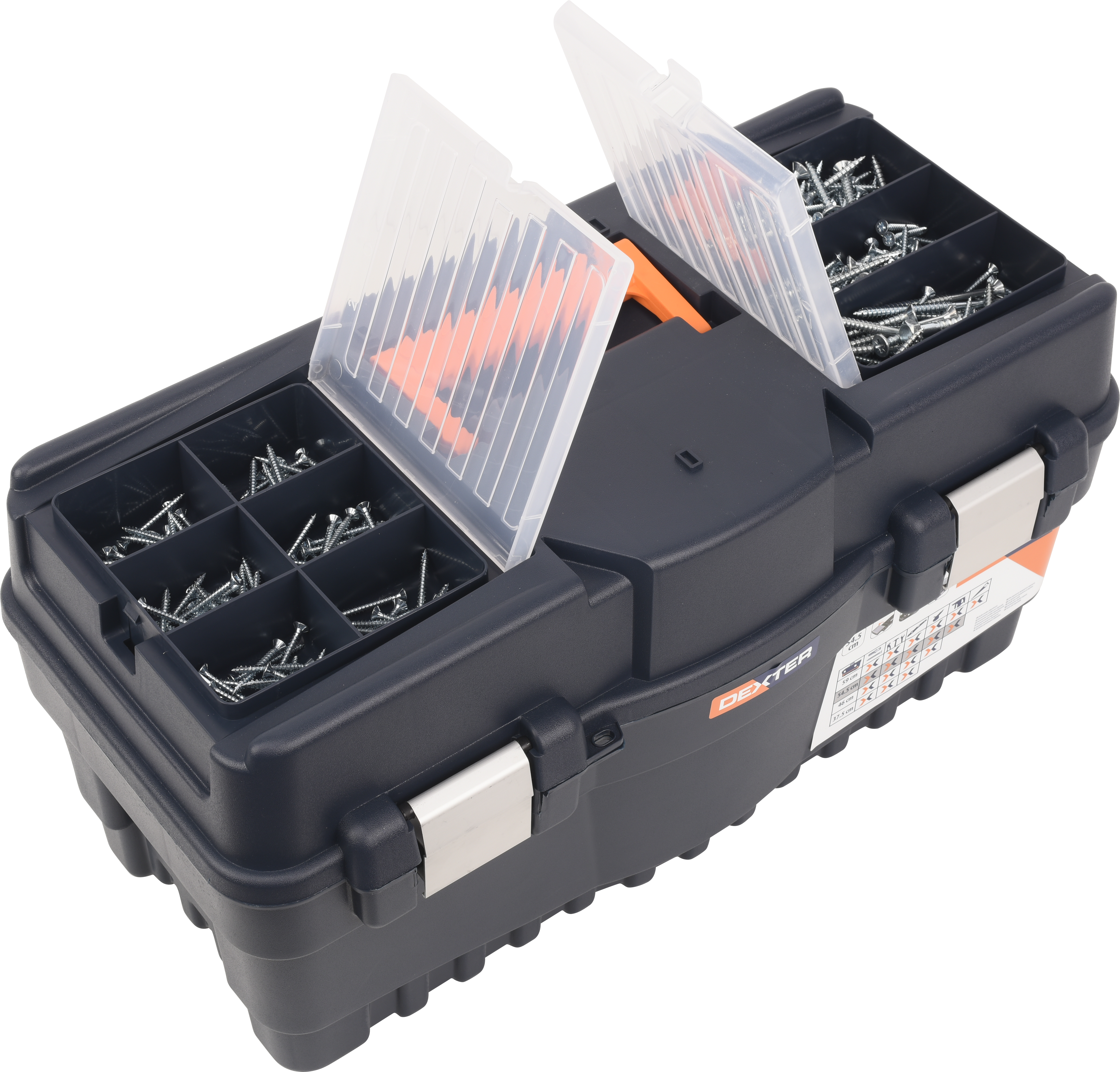 Caja de herramientas DEXTER con capacidad de 32 litros - 11