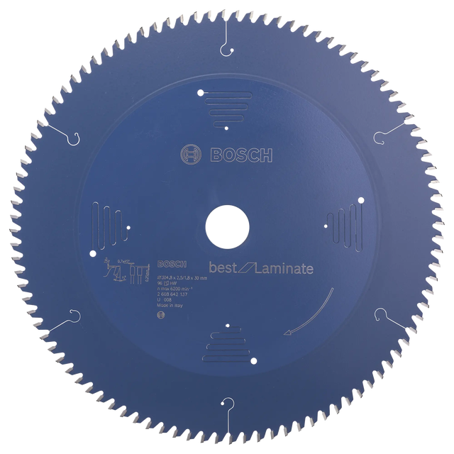 Disco de sierra circular BOSCH para madera laminada, 305 x 30 mm y 96 dientes