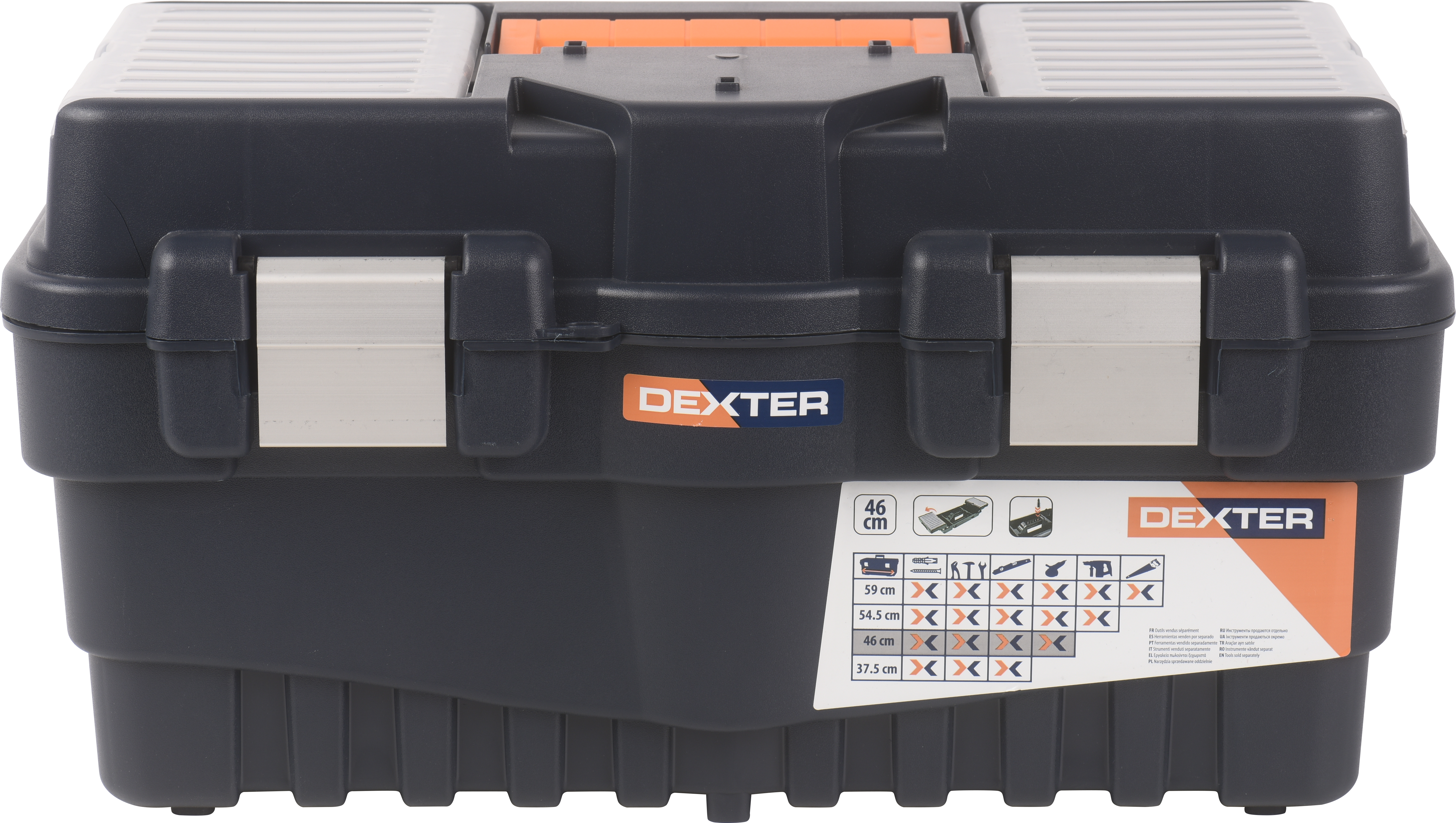 Caja de herramientas DEXTER con capacidad de 28 litros - 14