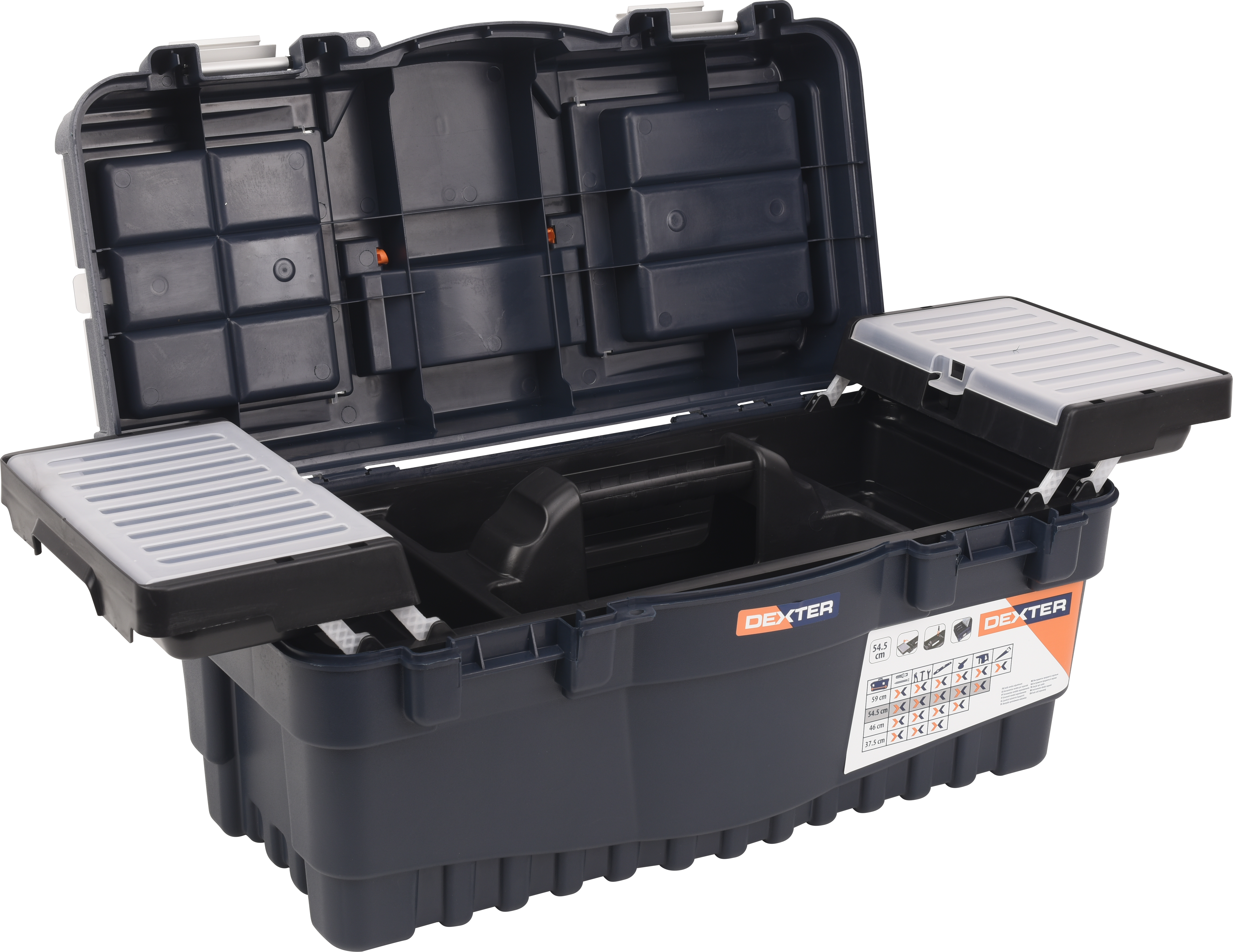 Caja de herramientas DEXTER con capacidad de 32 litros - 10