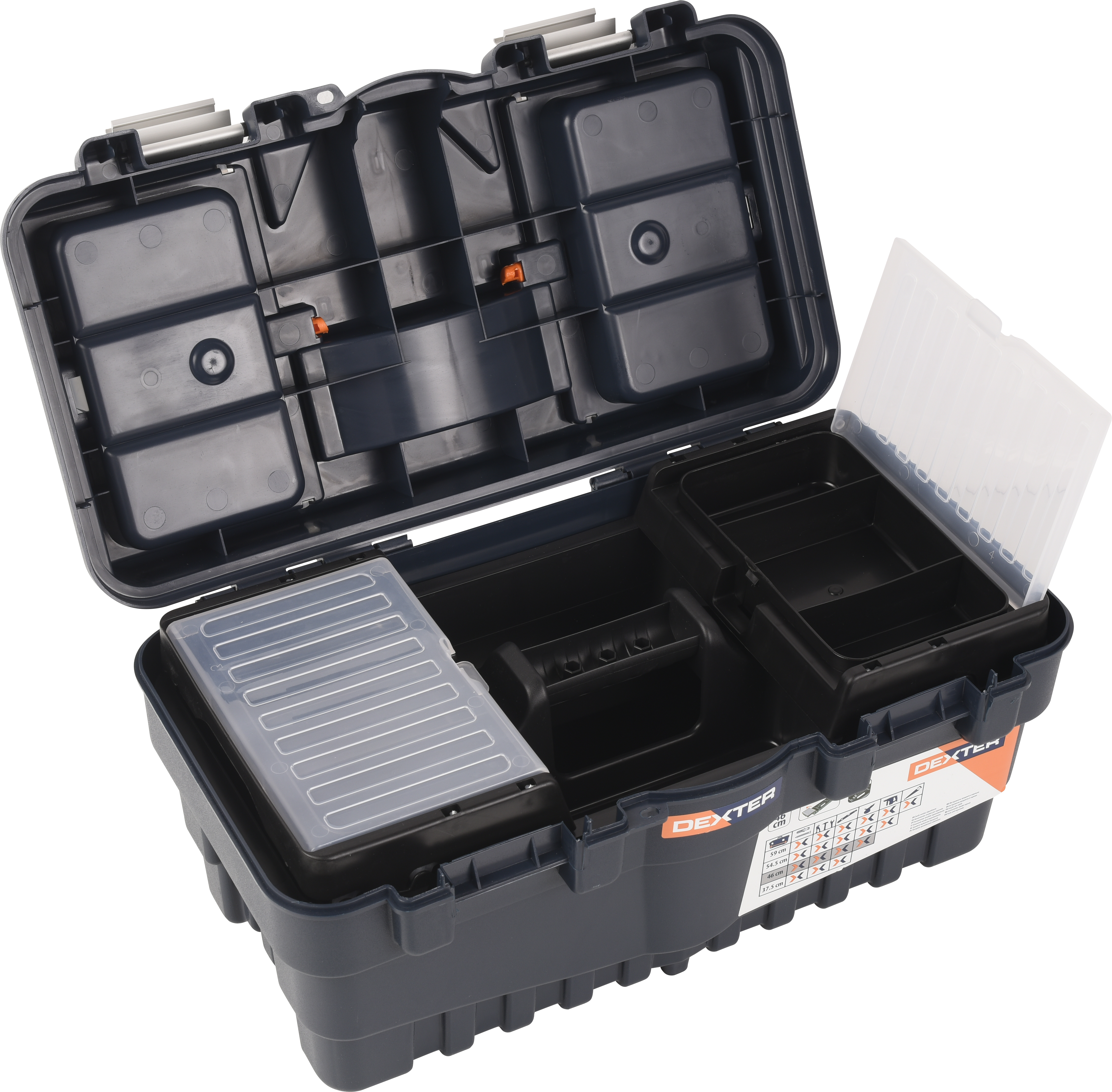Caja de herramientas DEXTER con capacidad de 28 litros - 13