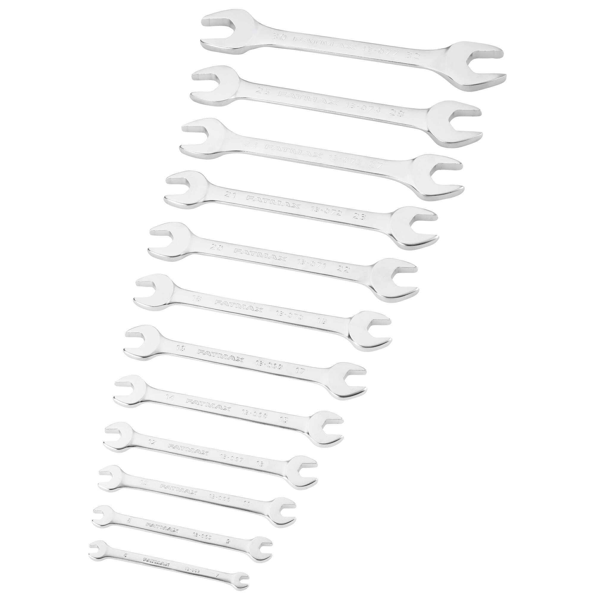Juego 12 llaves fijas llaves stanley fatmax