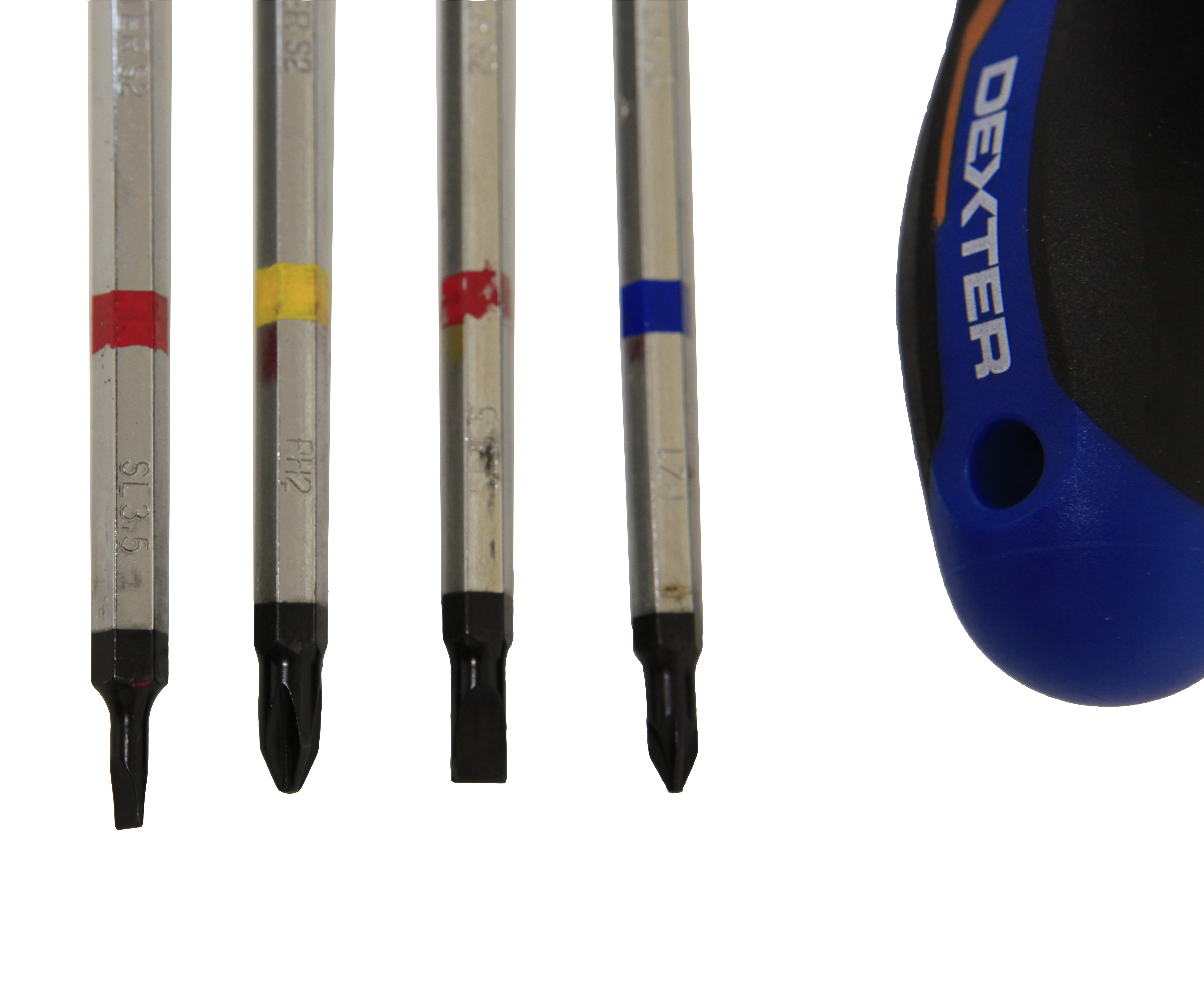 Conjunto 4 pontas duplas DEXTER PLANO, PHILLIPS E POZIDRIVE - 5