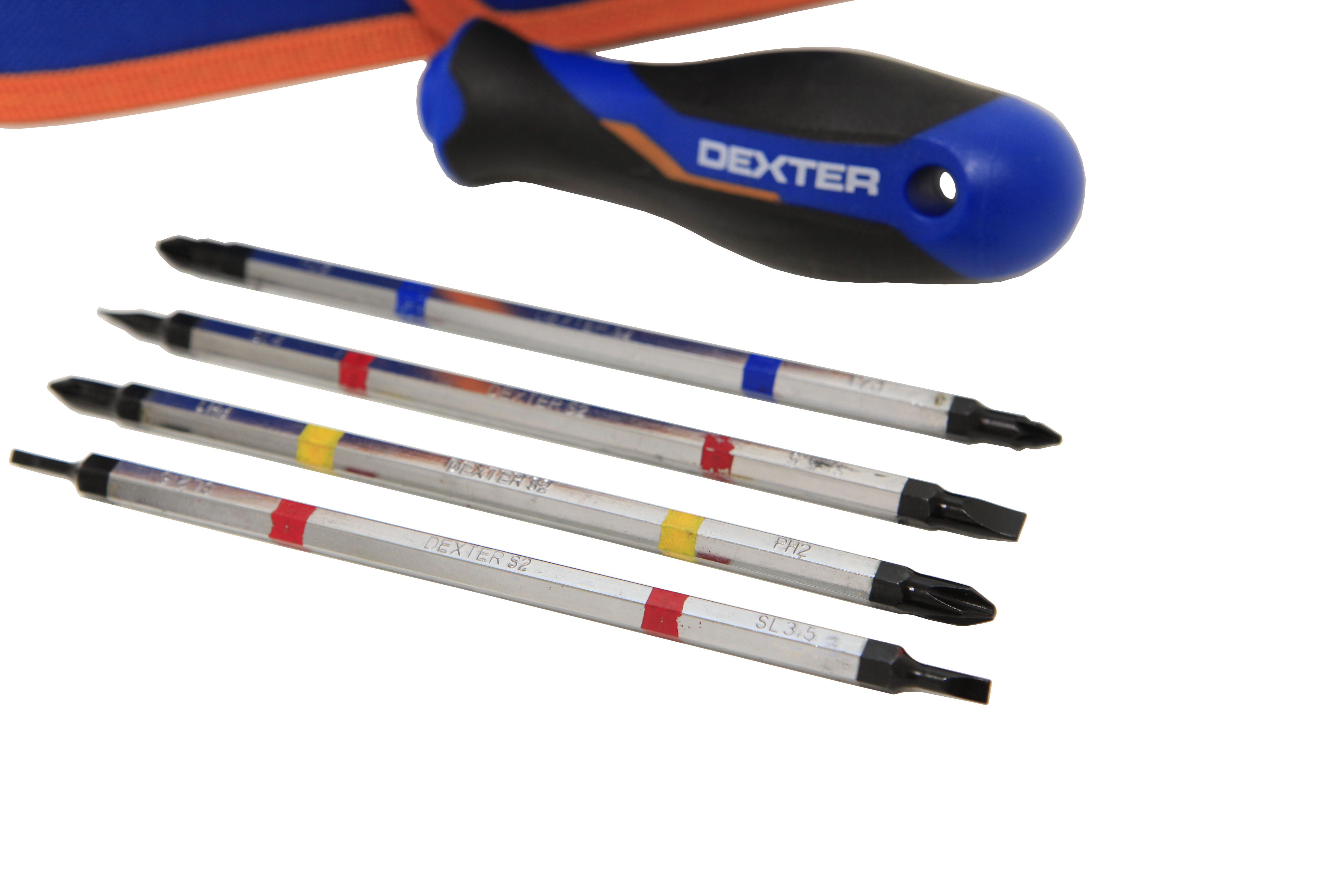 Conjunto 4 pontas duplas DEXTER PLANO, PHILLIPS E POZIDRIVE - 3