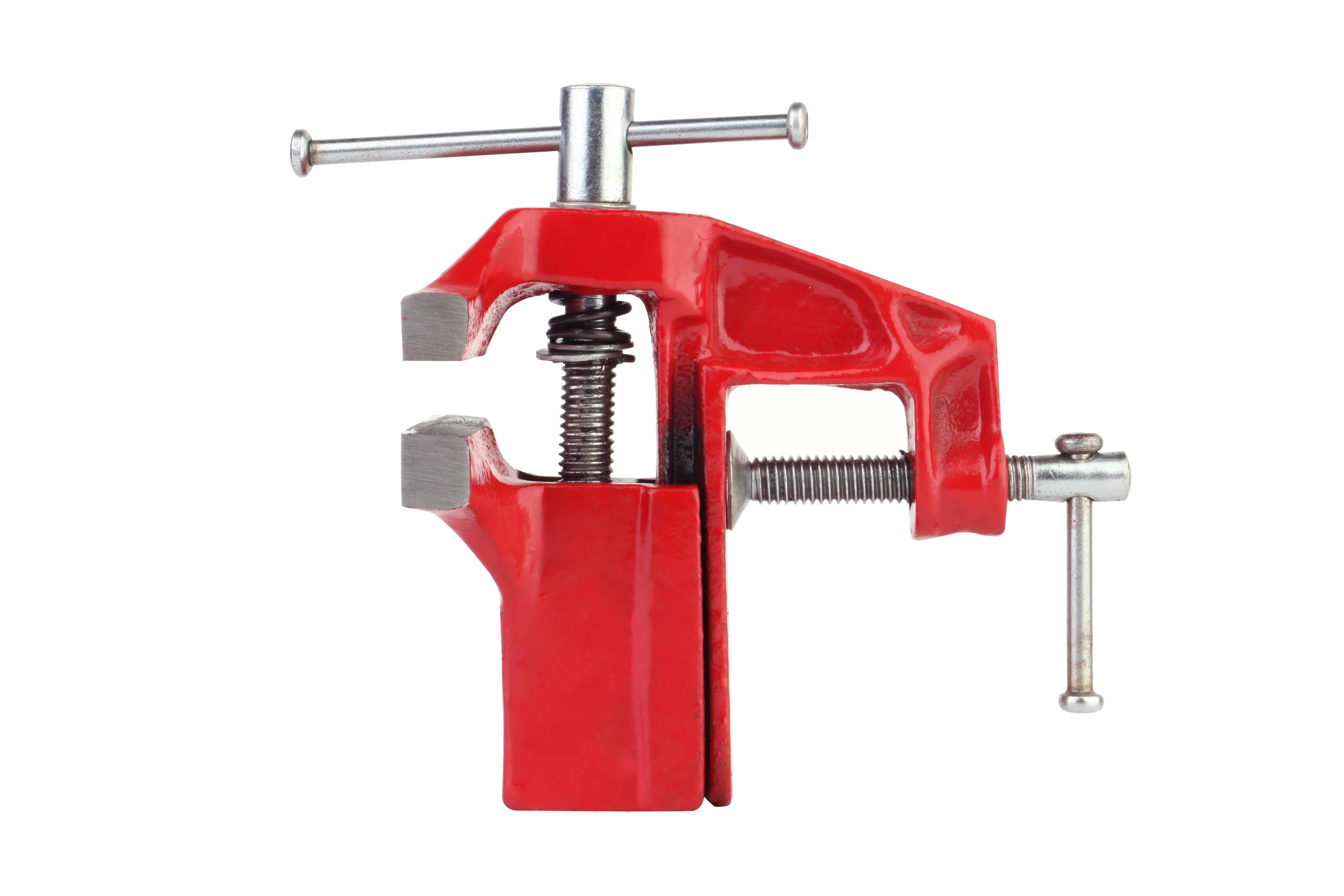 Torno de bancada giratória 90 mm vermelho - 3