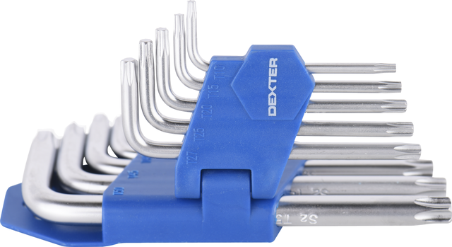 Jogo de chaves allen e torx 9 unidades Dexter